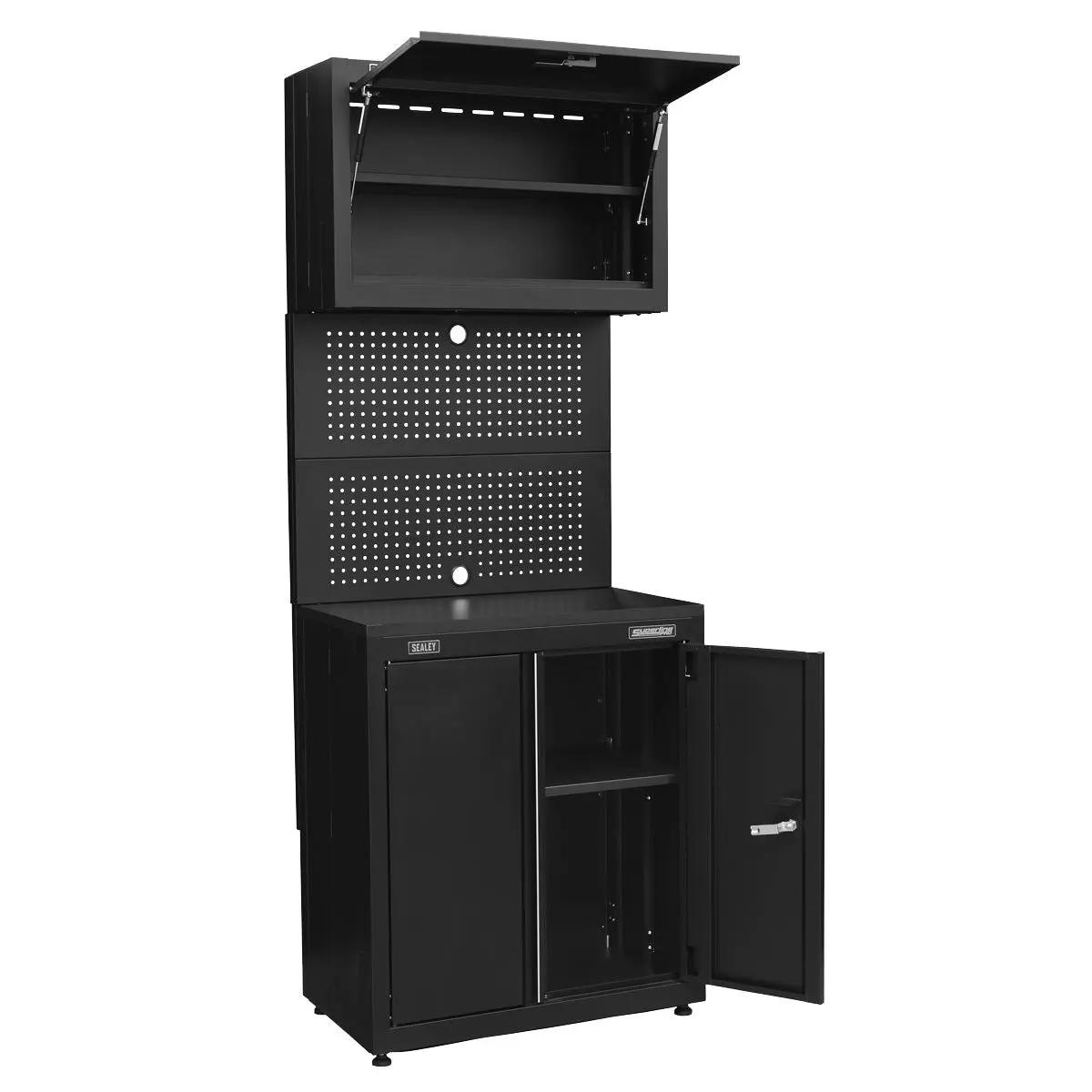 Sealey Superline Pro Rapid-Fit 2 Door Cabinet & Wall Cupboard - Image 2