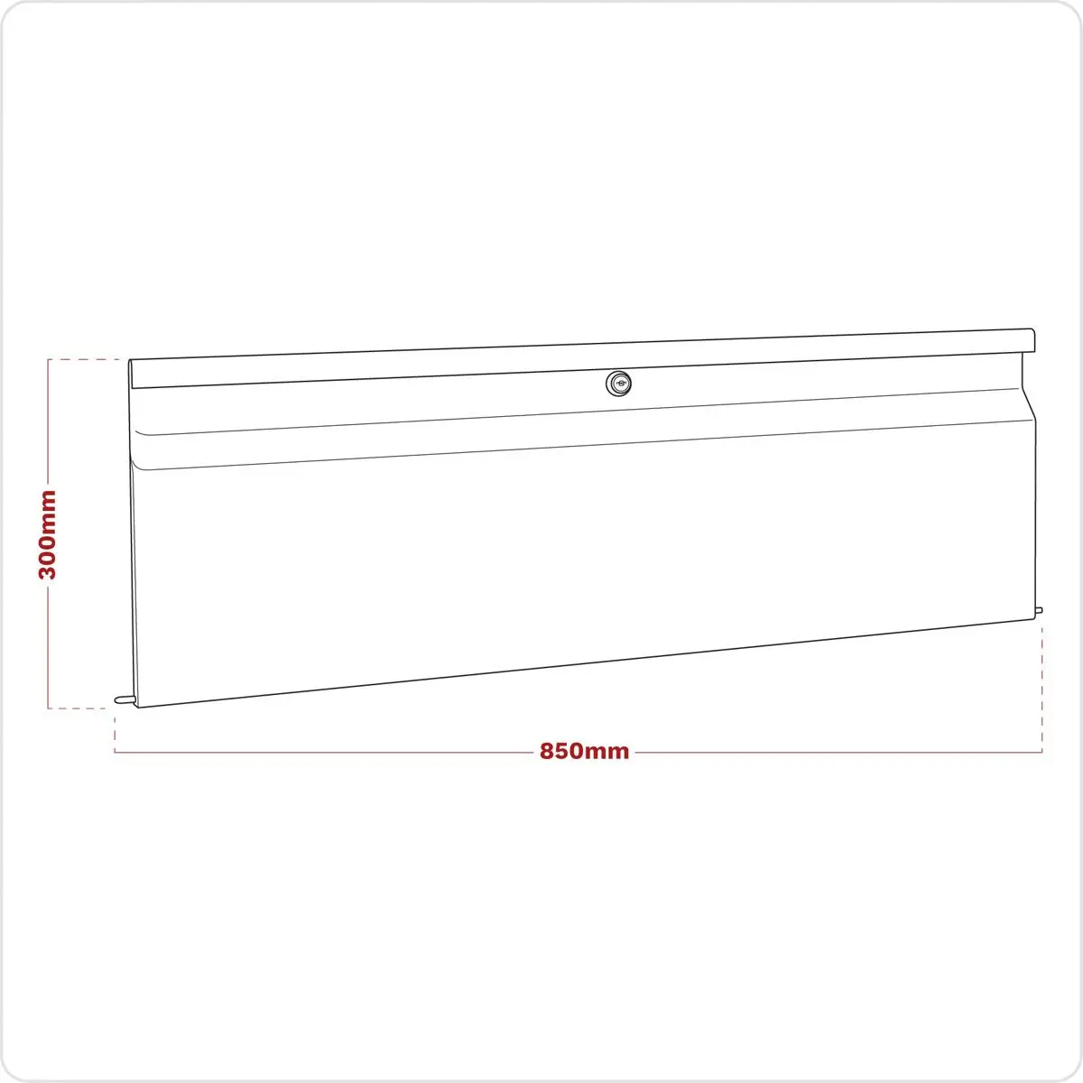 Sealey Superline Pro Modular Lockable Storage Door 845mm - Image 5