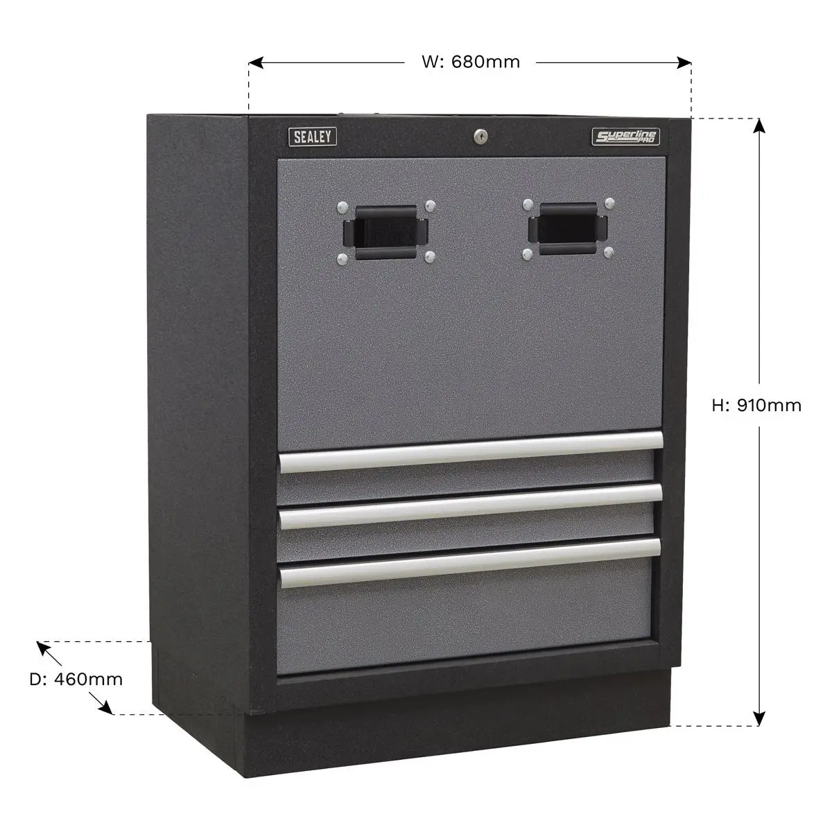 Sealey Superline Pro Modular Reel Cabinet 680mm - Image 7
