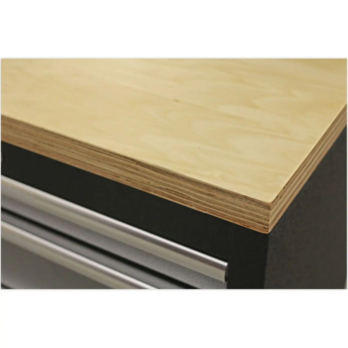 Sealey Superline Pro Superline PRO® 1.6m Corner Storage System - Wood Worktop - Image 5