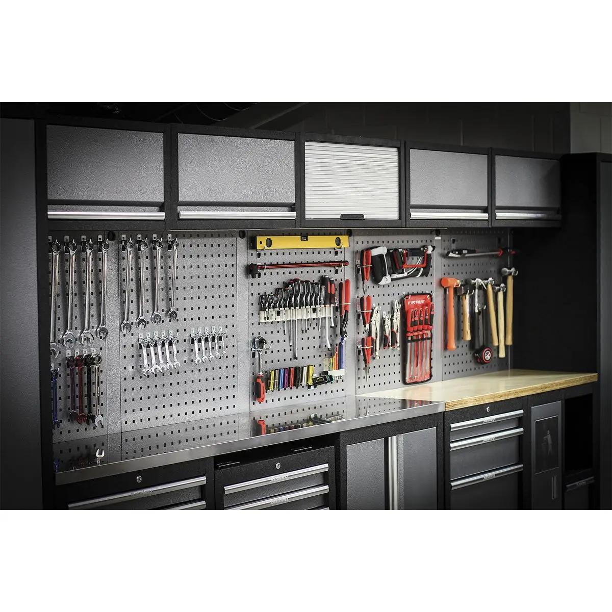 Sealey Superline Pro Superline PRO® 4.9m Storage System - Wood Worktop - Image 6