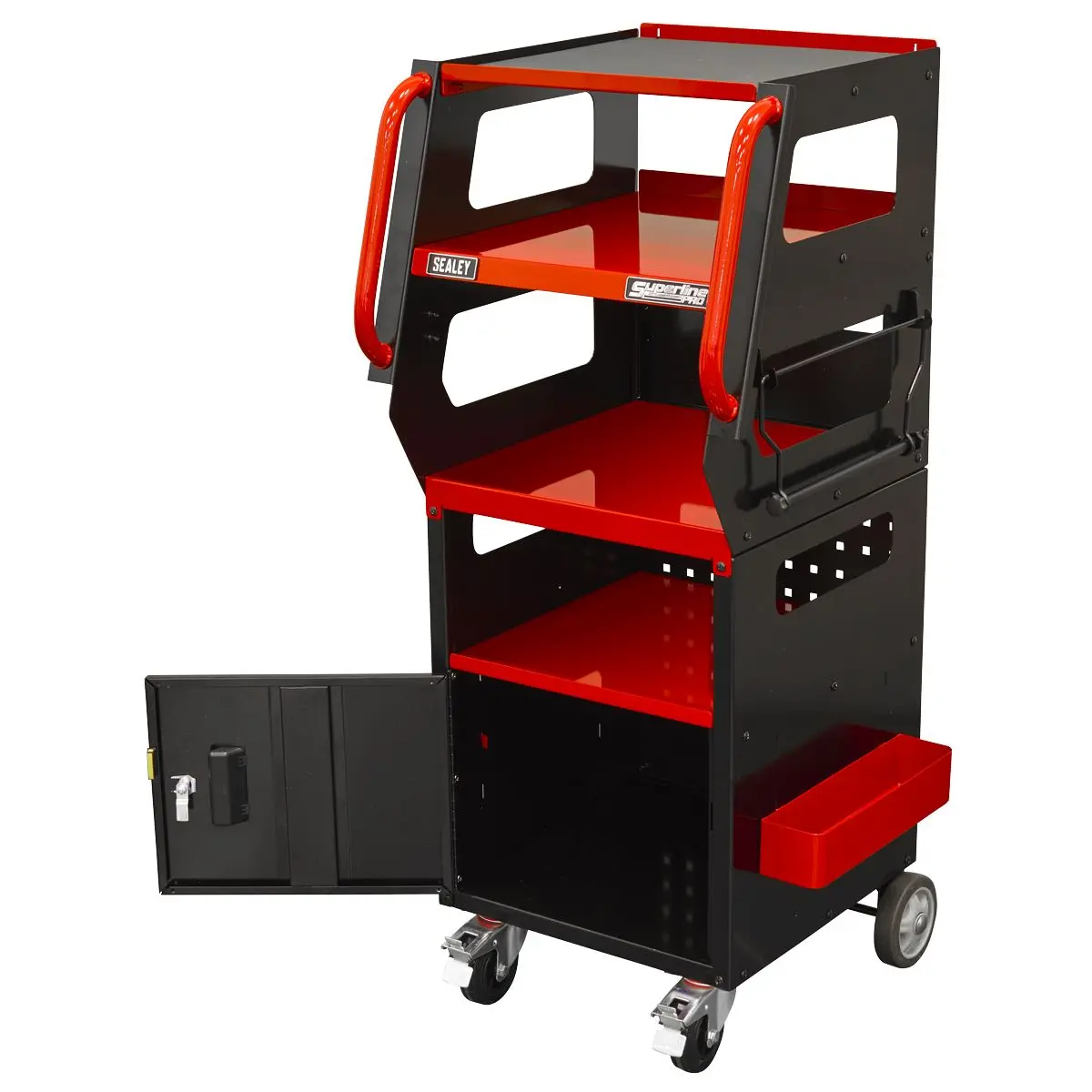 Sealey Superline Pro Multipurpose Trolley for Diagnostics 4-Level - Image 10