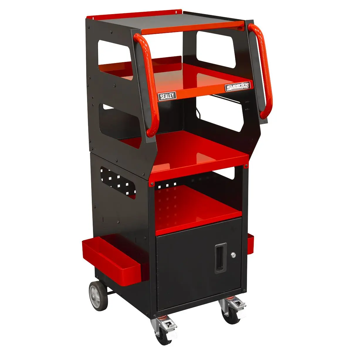 Sealey Superline Pro Multipurpose Trolley for Diagnostics 4-Level - Image 6