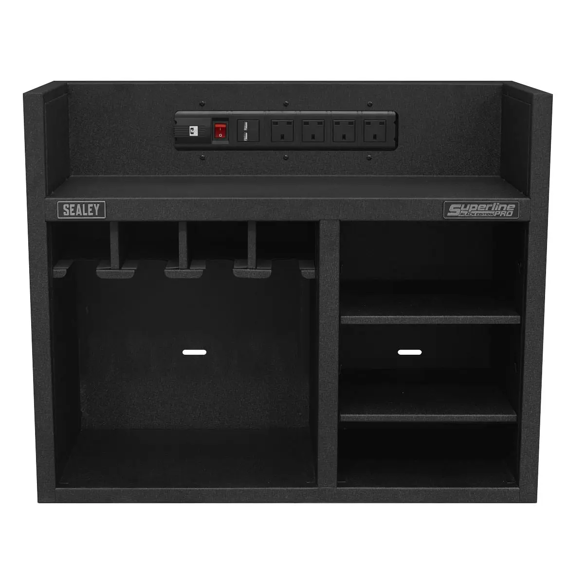 Sealey Superline Pro Power Tool Storage Rack with Power Strip - Image 5