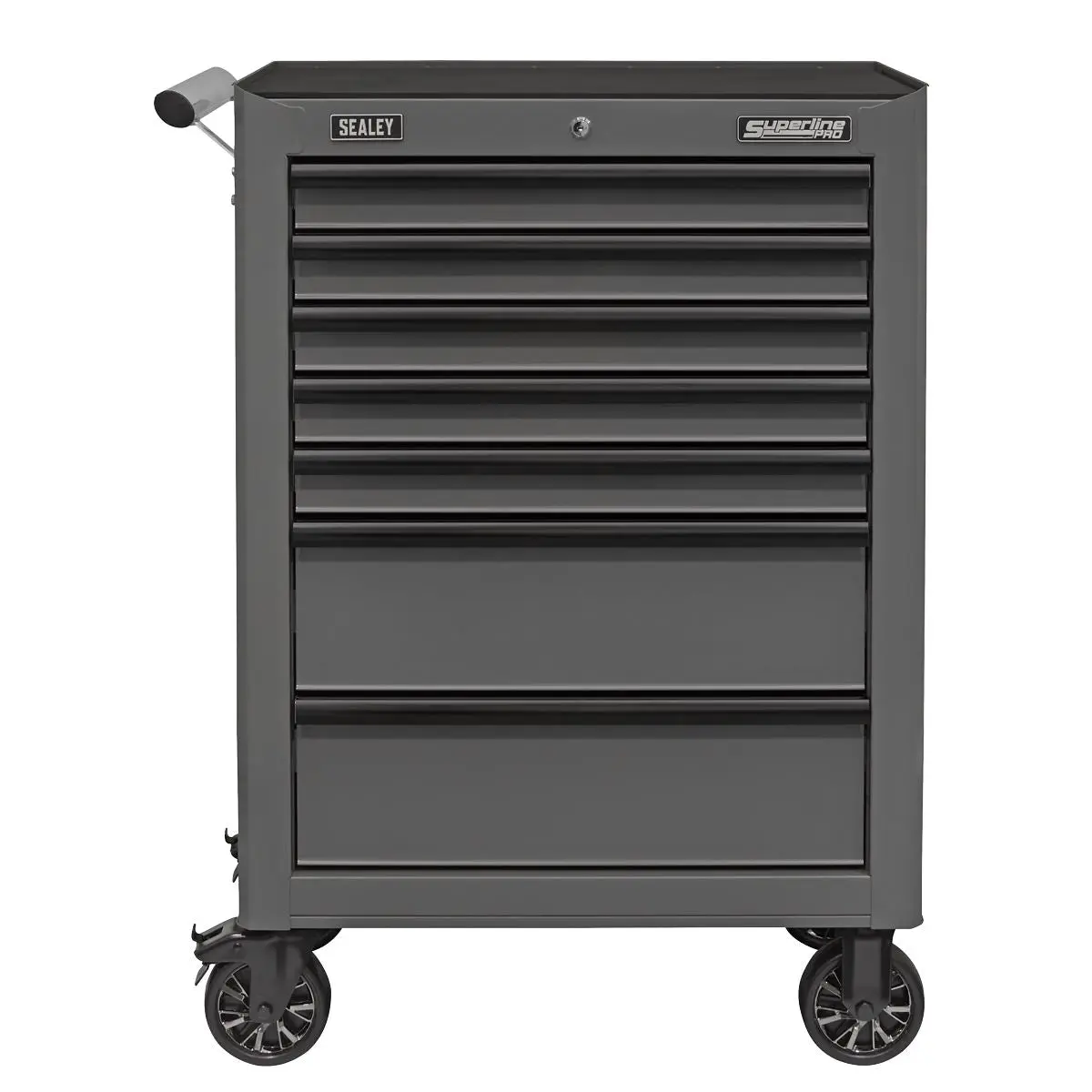Sealey Superline Pro Rollcab 7 Drawer with Ball-Bearing Slides - Grey/Black - Image 6