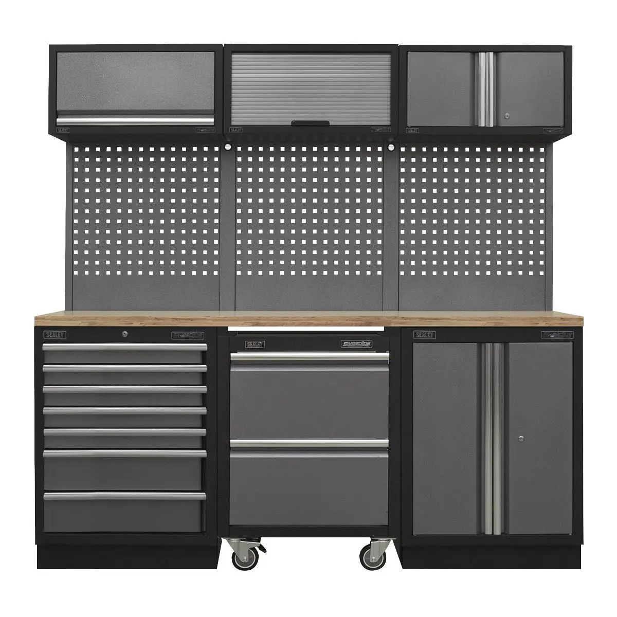 Sealey Superline Pro Superline PRO® 2.04m Storage System - Pressed Wood Worktop