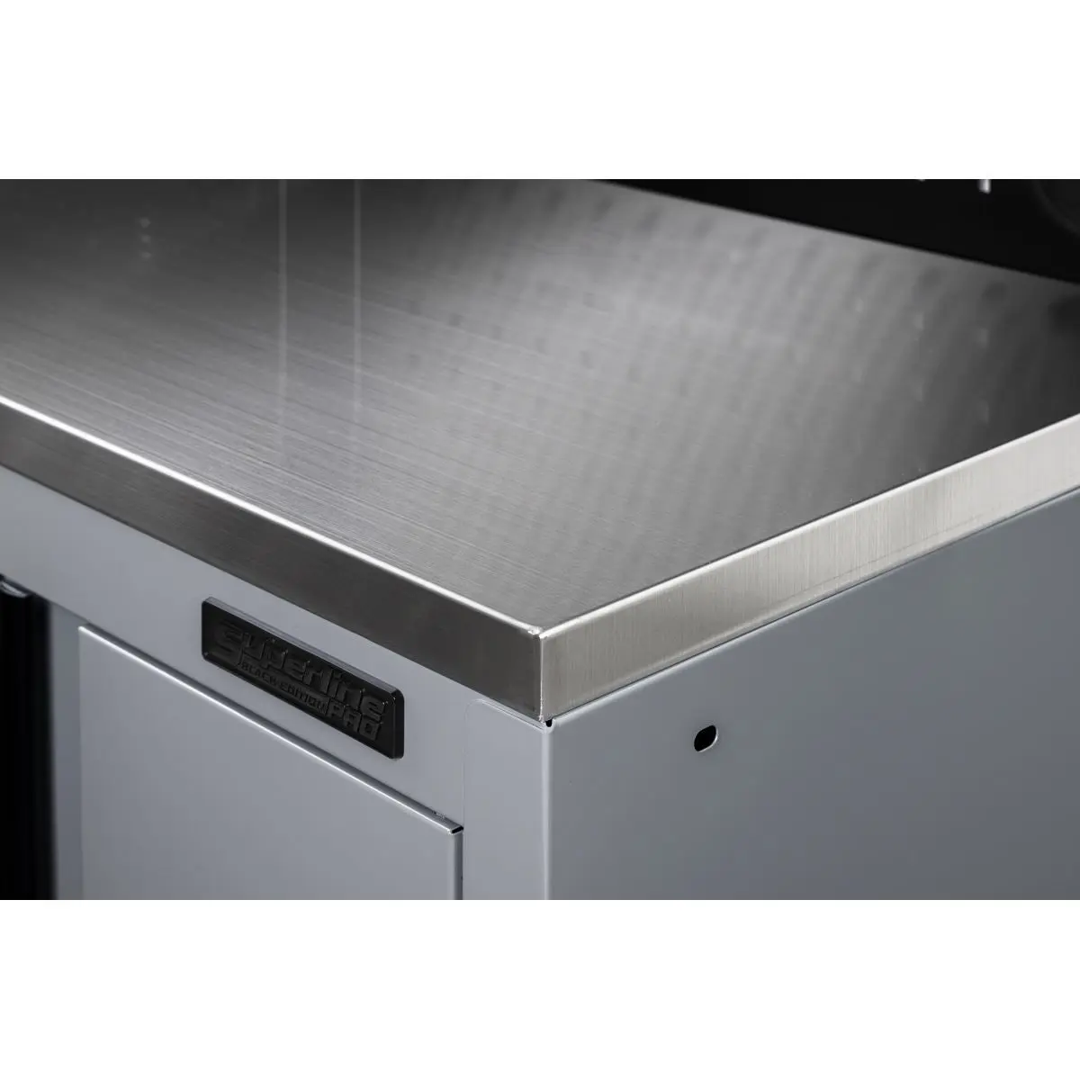 Sealey Superline Pro Superline PRO® Black Edition Stainless Steel Worktop 1360mm - Image 2