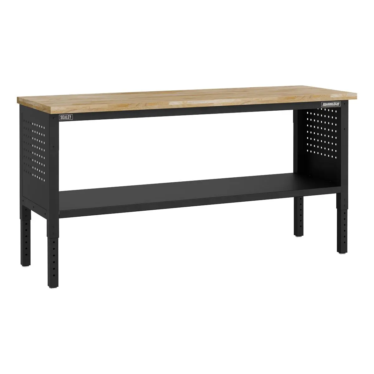 Sealey Superline Pro Superline PRO® Modular Workbench with Pegboard Back Panel Wooden Worktop 1830mm - Image 4