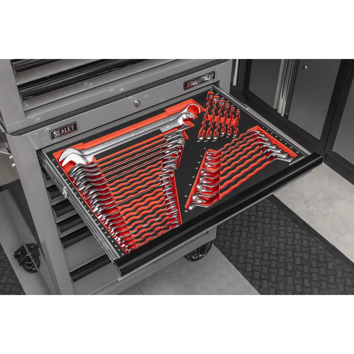 Sealey Superline Pro Superline PRO® Tool Chest Combination 14 Drawer with 446pc Tool Kit - Grey - Image 16