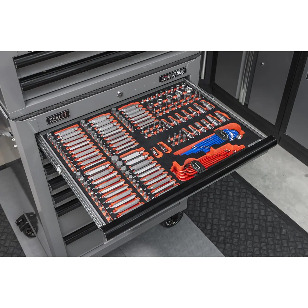 Sealey Superline Pro Superline PRO® Tool Chest Combination 14 Drawer with 446pc Tool Kit - Grey - Image 5