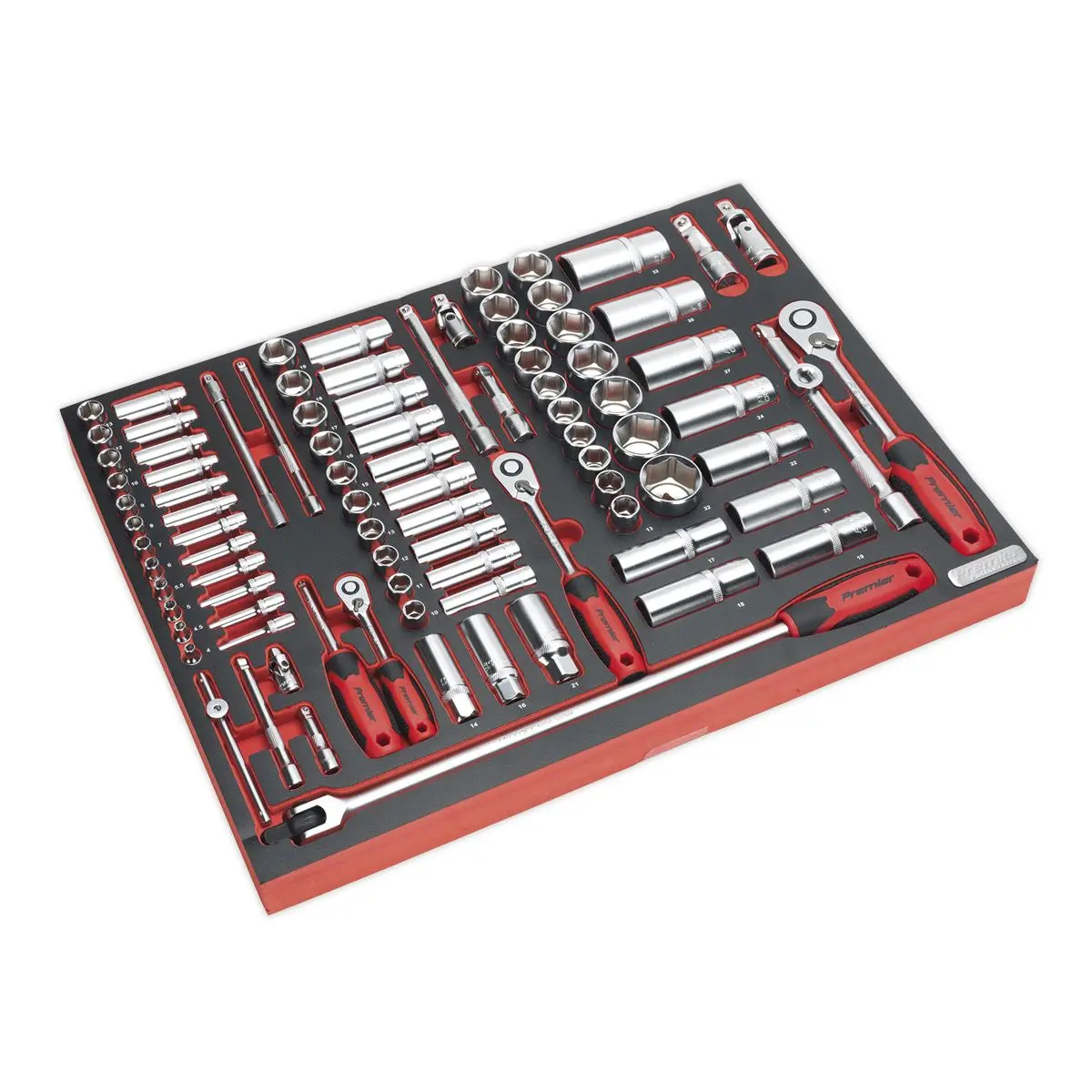 Sealey Superline Pro Tool Chest Combination 14 Drawer with Ball-Bearing Slides - Blue & 446pc Tool Kit - Image 11
