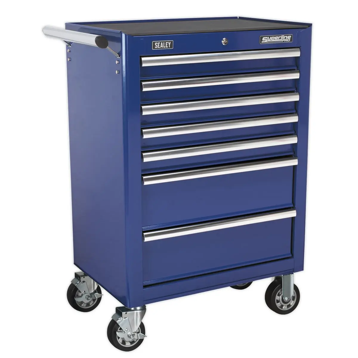 Sealey Superline Pro Tool Chest Combination 14 Drawer with Ball-Bearing Slides - Blue & 446pc Tool Kit - Image 6