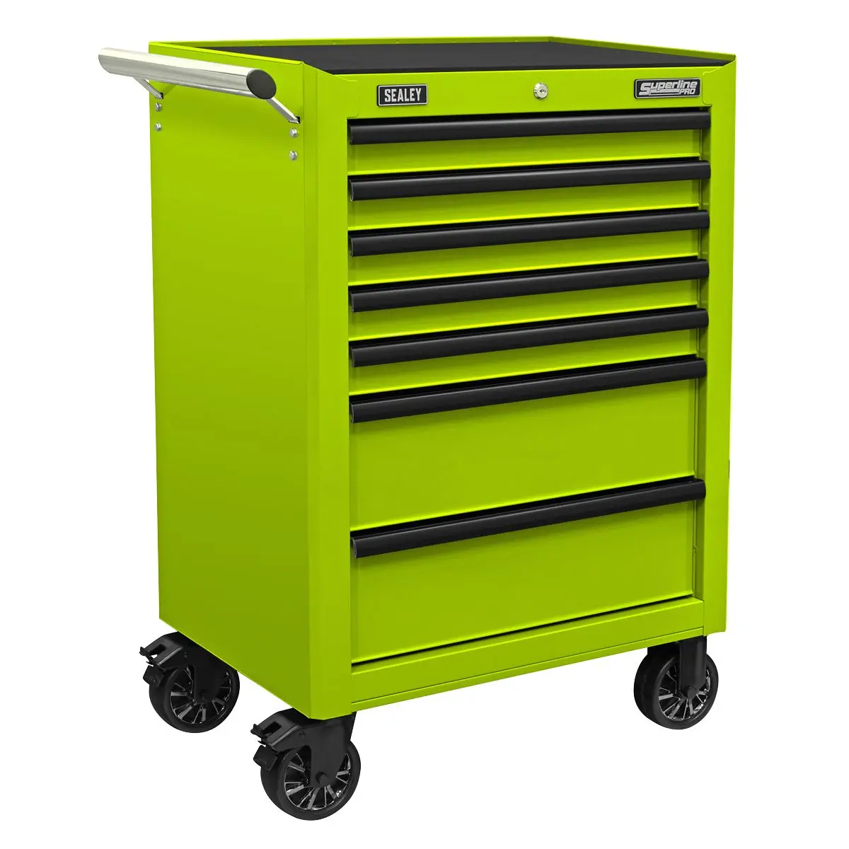 Sealey Superline Pro Tool Chest Combination 14 Drawer with Ball-Bearing Slides - Green & 1179pc Tool Kit - Image 5