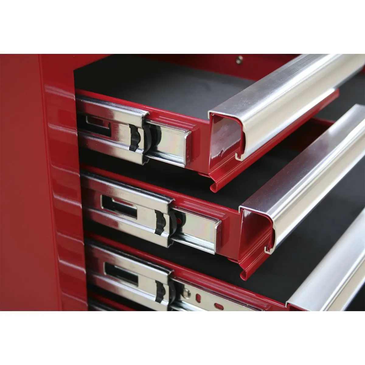 Sealey Superline Pro Tool Chest Combination 14 Drawer with Ball-Bearing Slides - Red & 1179pc Tool Kit - Image 2