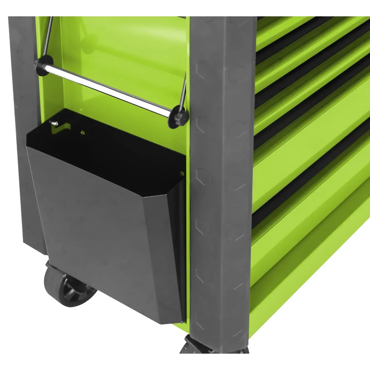 Sealey Superline Pro® Tool Trolley 6 Drawer - Green - Image 3