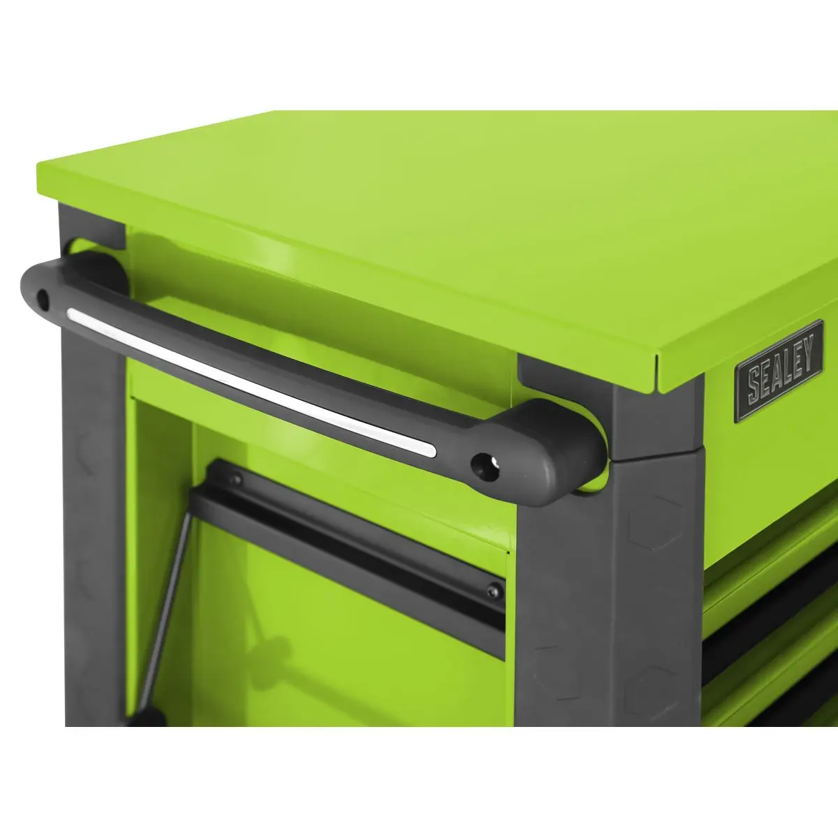 Sealey Superline Pro® Tool Trolley 6 Drawer - Green - Image 5