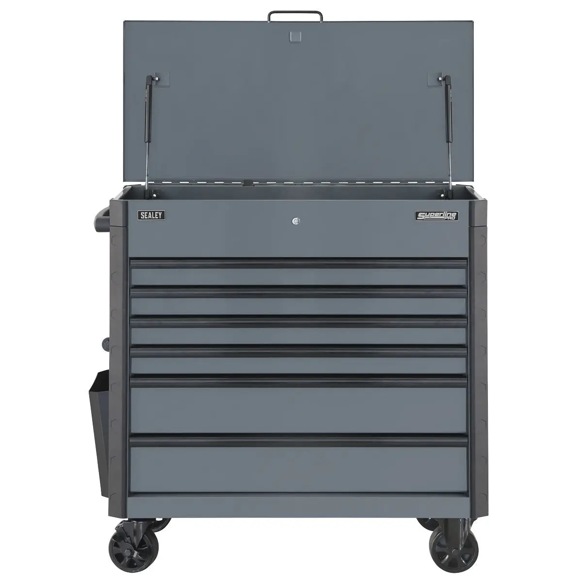 Sealey Superline Pro Tool Trolley 6 Drawer - Grey - Image 18