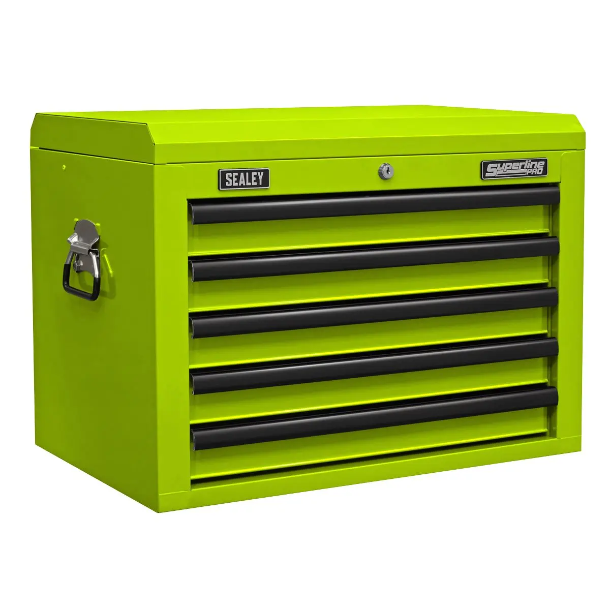 Sealey Superline Pro Topchest 5 Drawer with Ball-Bearing Slides - Green/Black - Image 7