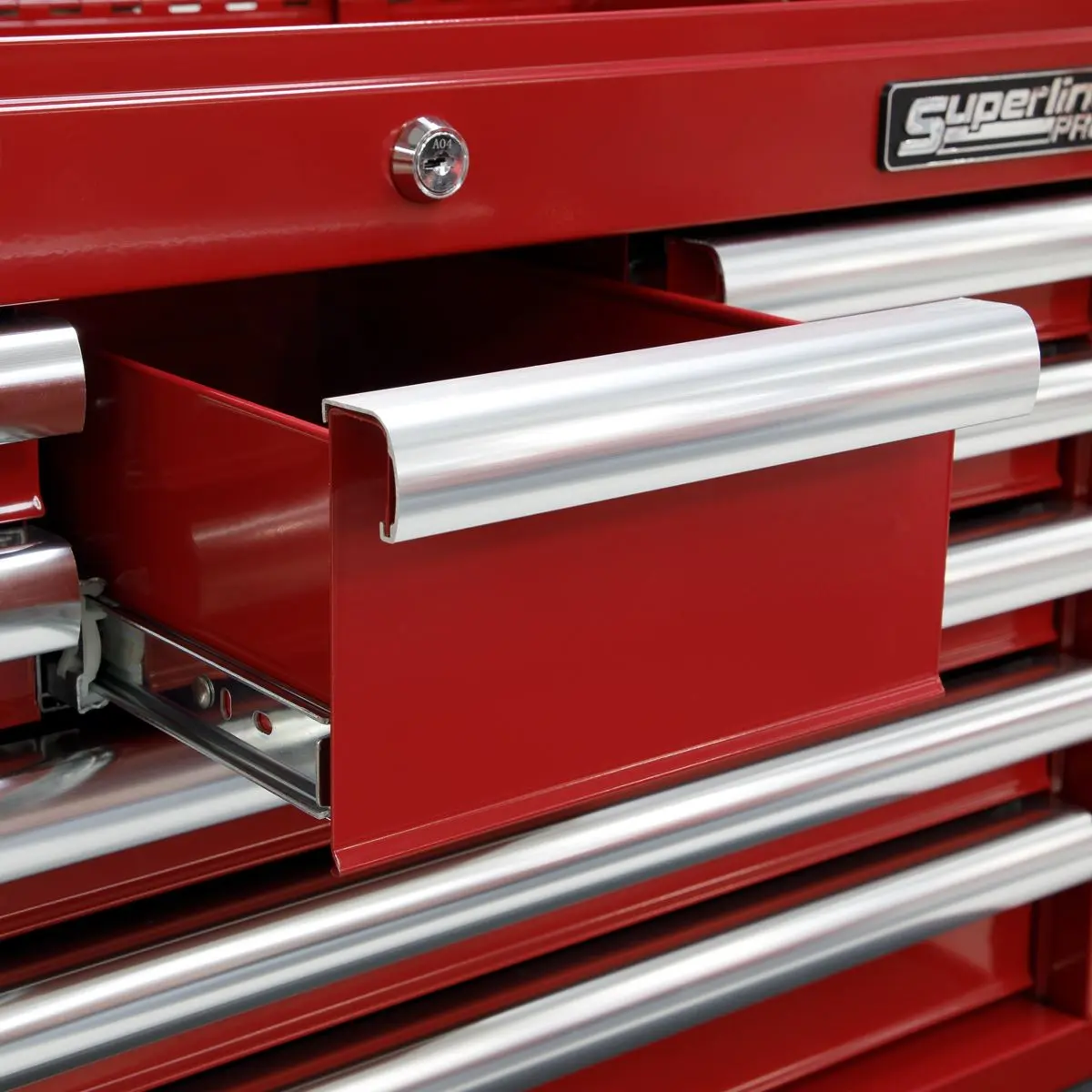 Sealey Superline Pro Topchest 8 Drawer with Ball-Bearing Slides - Red - Image 9