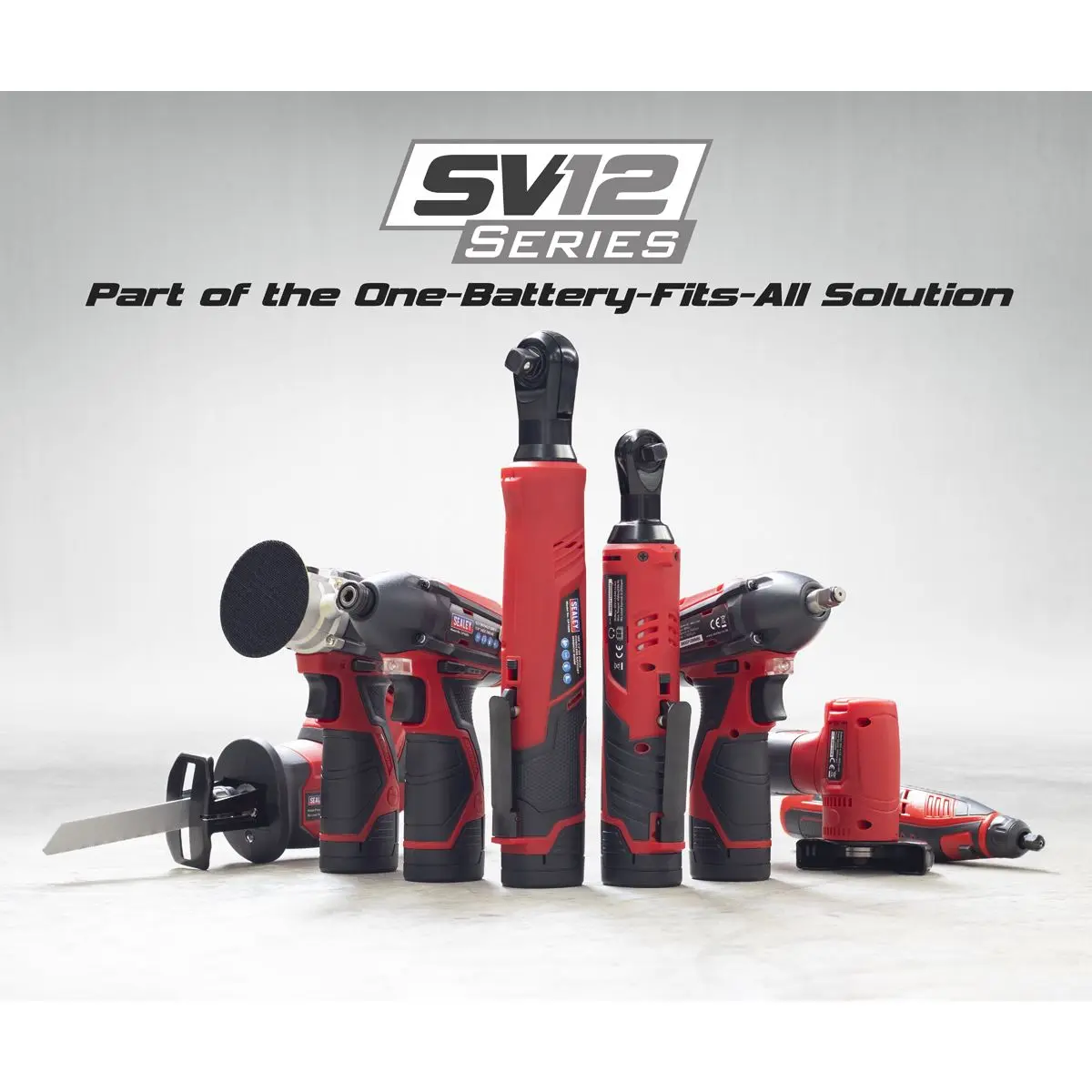 Sealey 4 x 12V SV12 Series Cordless Power Tool Combo Kit - Image 3