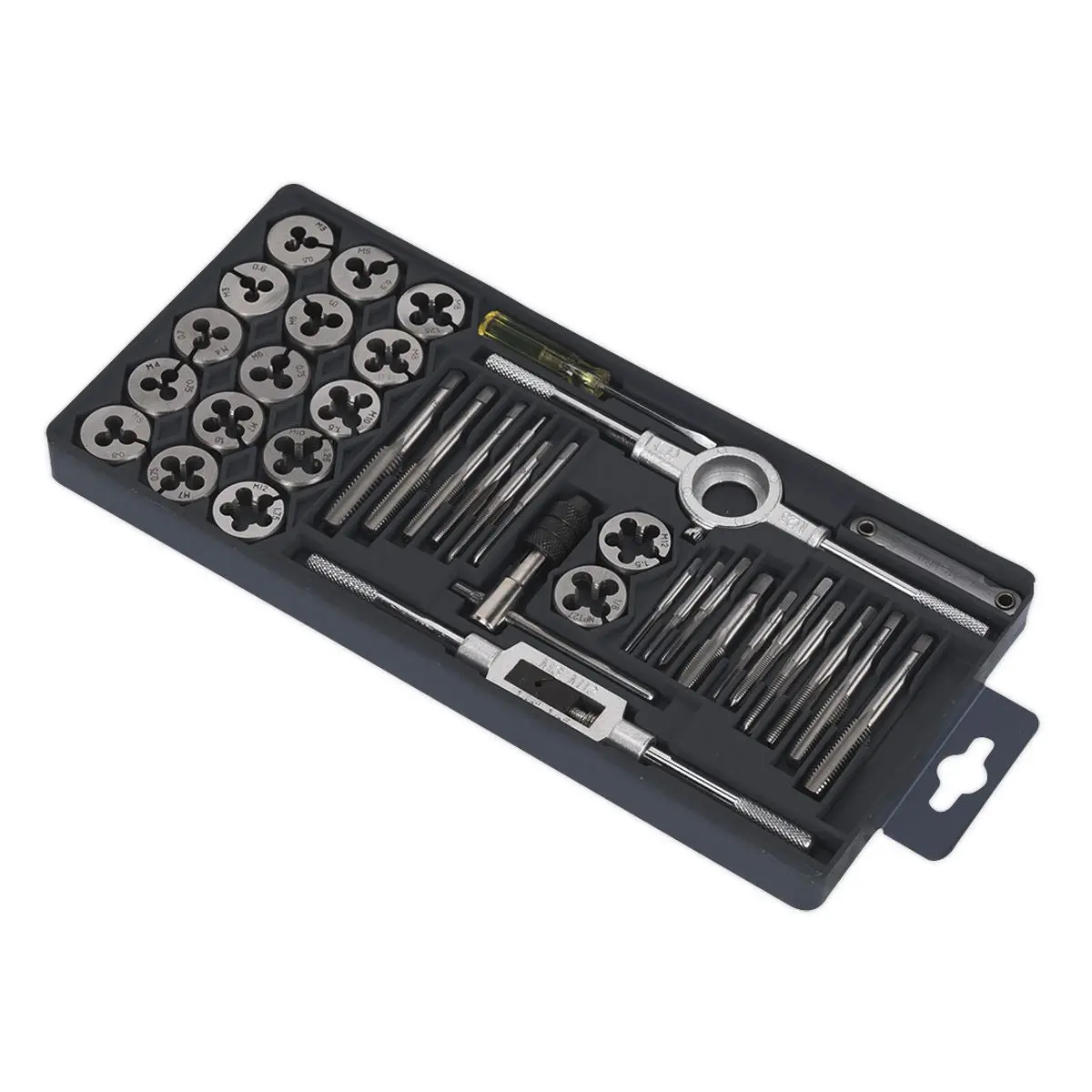 Sealey Tap & Die Set 40pc Split Dies - Metric - Image 2