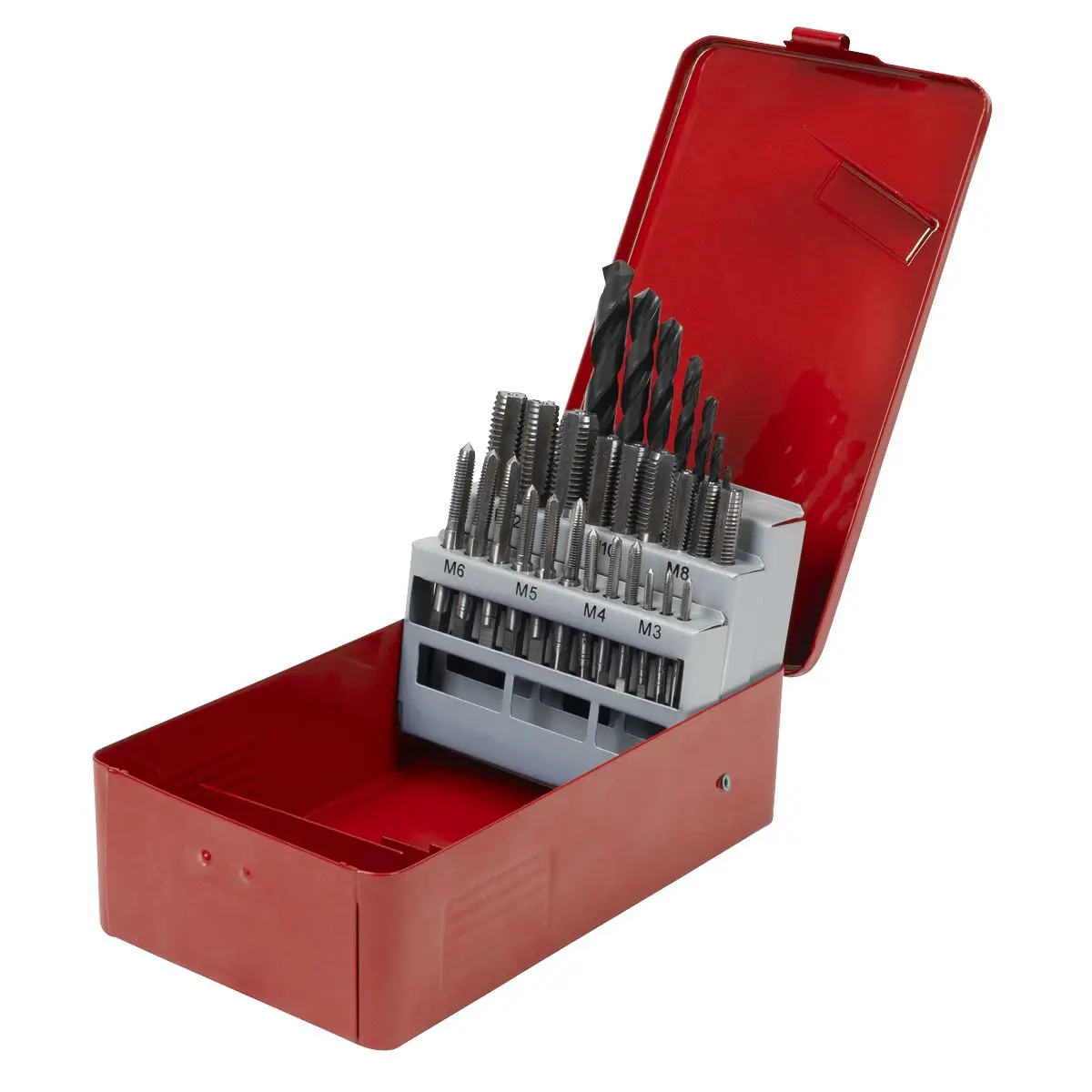 Sealey Tap & Drill Bit Set 28pc Metric - Image 7