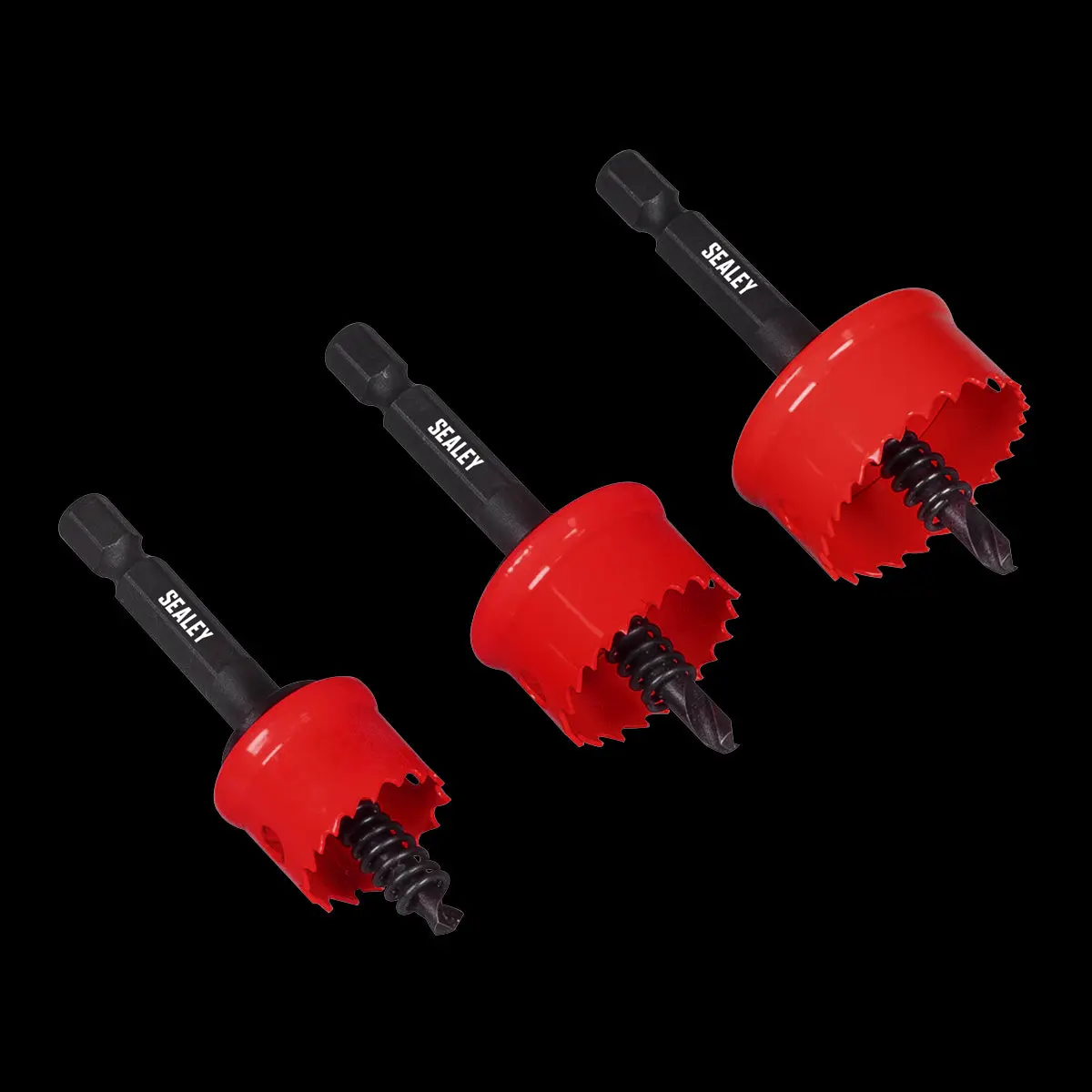 Sealey Thin Wall Hole Saw Set 3pc - Image 7