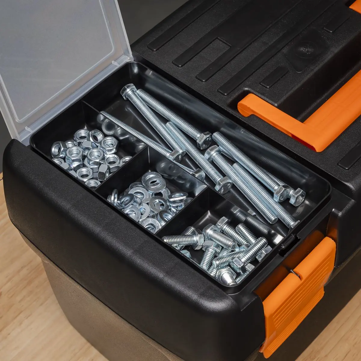 Sealey Toolbox with Tote Tray 560mm - Image 2