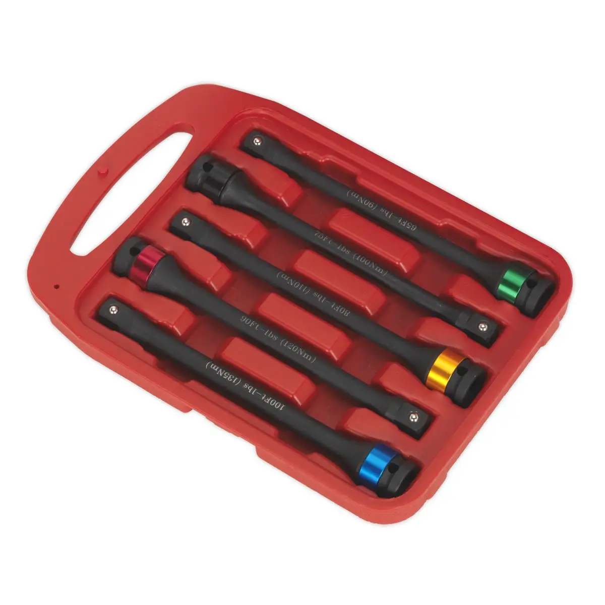 Sealey Torque Stick Set 5pc 1/2"Sq Drive - Image 2