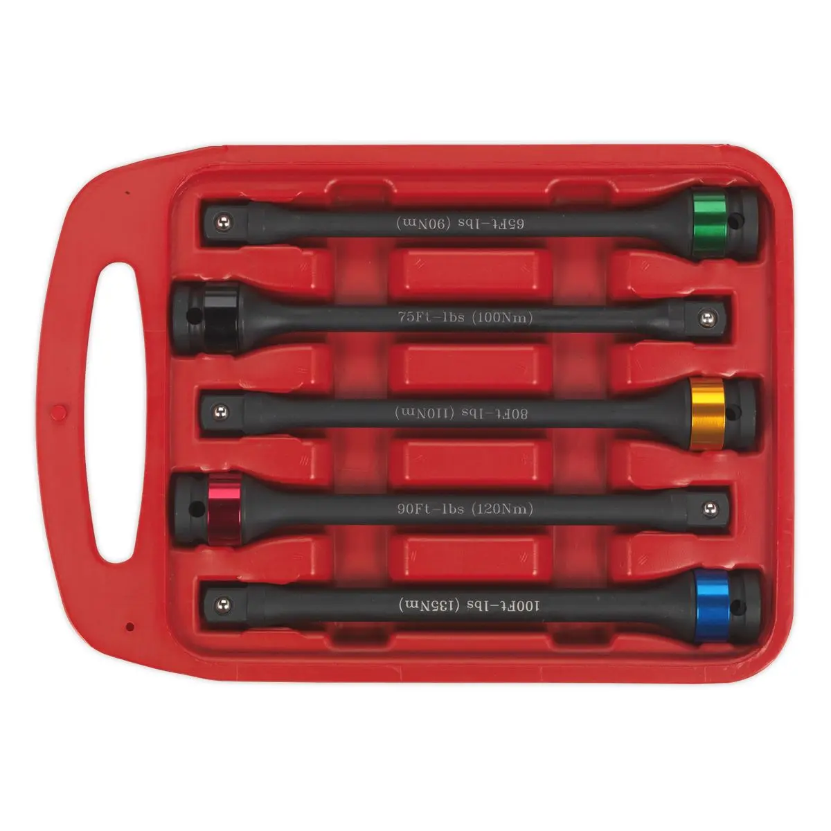 Sealey Torque Stick Set 5pc 1/2"Sq Drive - Image 5