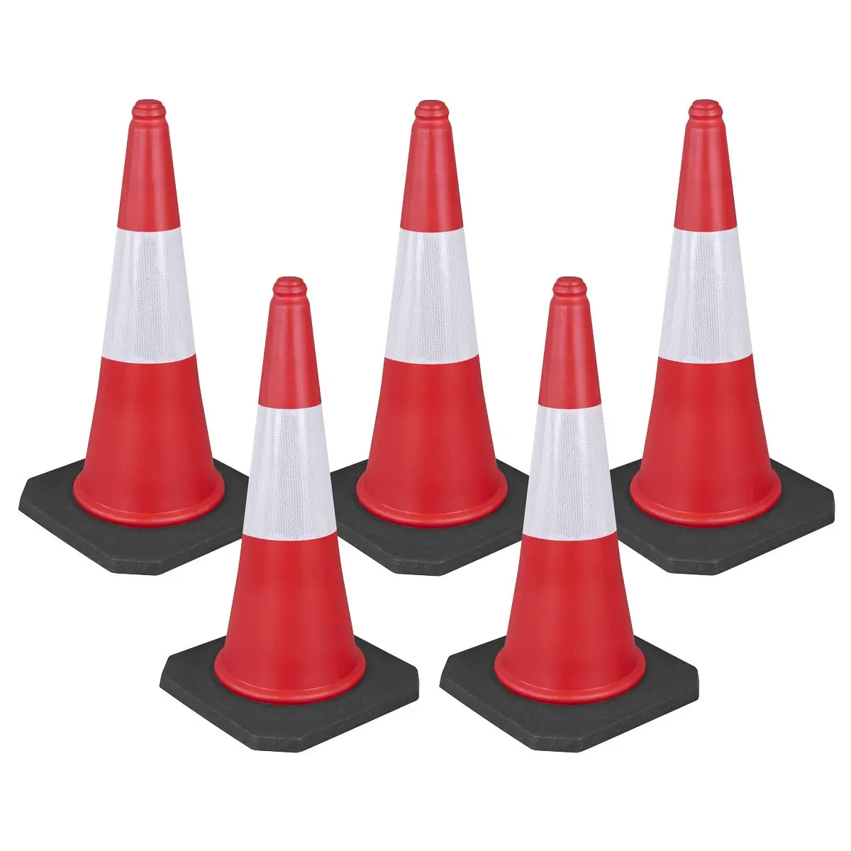 Sealey Traffic Cone 75cm - Pack of 5 - Image 3