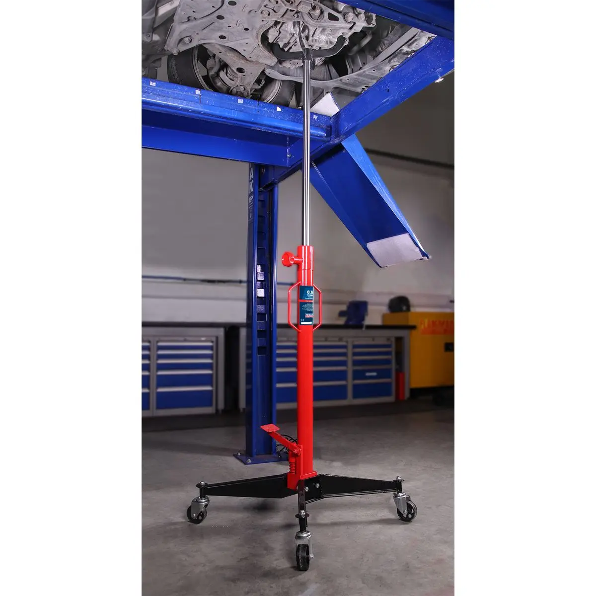 Sealey Vertical Transmission Jack 500kg - Image 3