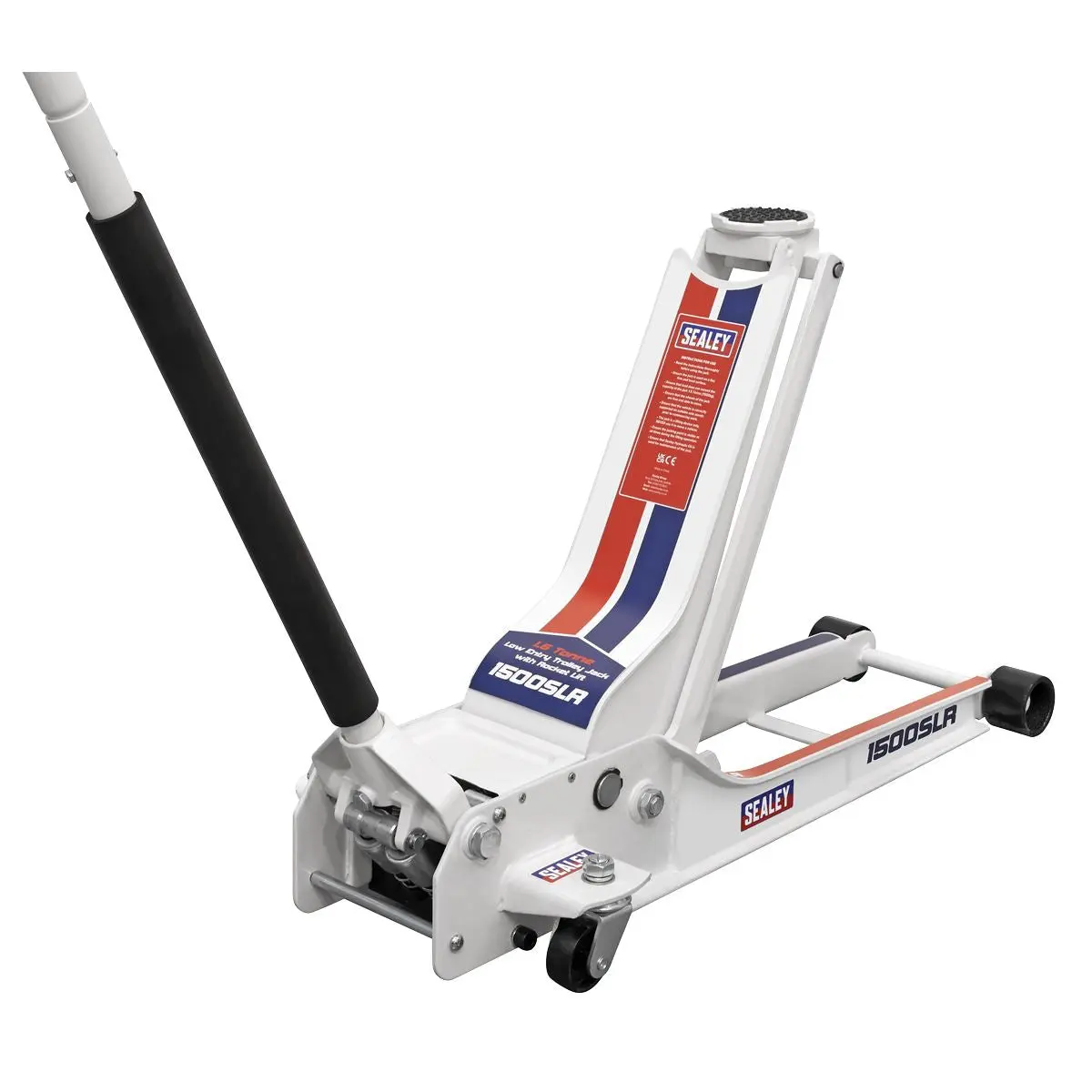 Sealey Low Profile Rocket Lift Trolley Jack 1.5 Tonne - Image 6