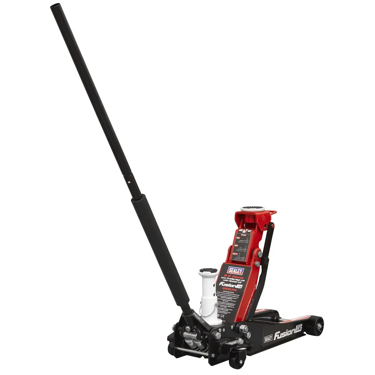 Sealey Low Profile High Lift Trolley Jack with Rocket Lift 2/3 Tonne - Image 7