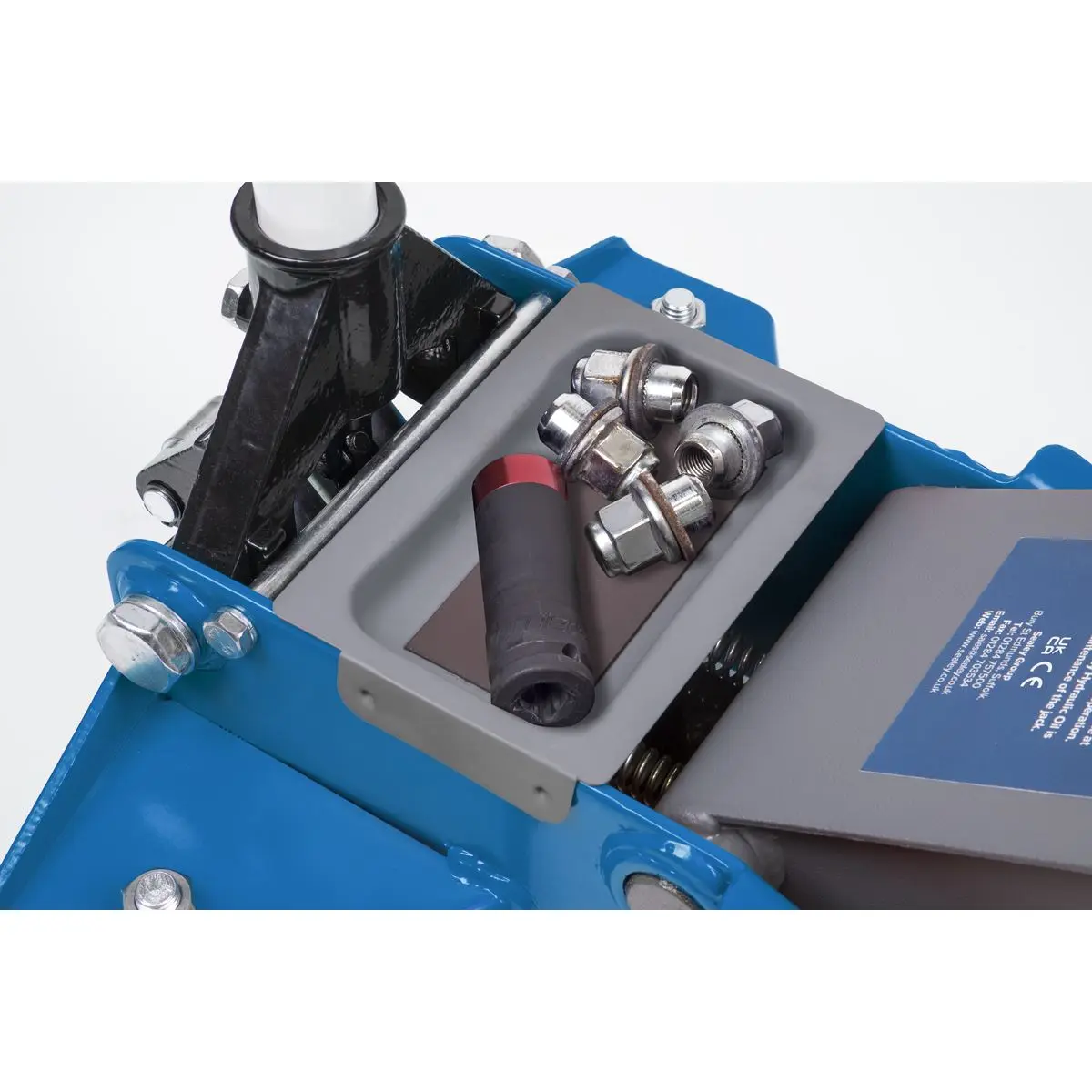 Sealey Low Profile Rocket Lift Trolley Jack 2.25 Tonne - Blue - Image 3