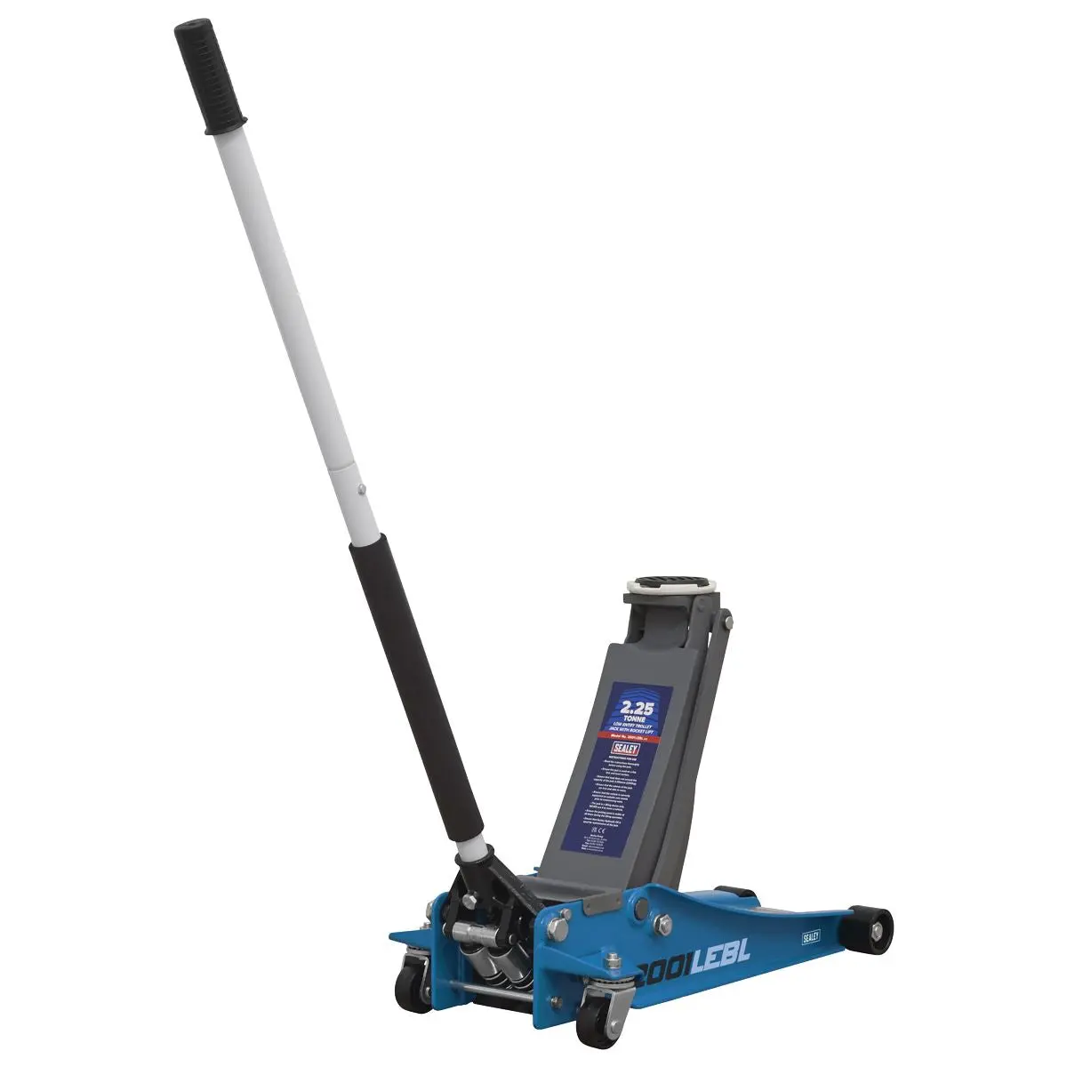 Sealey Low Profile Rocket Lift Trolley Jack 2.25 Tonne - Blue - Image 4