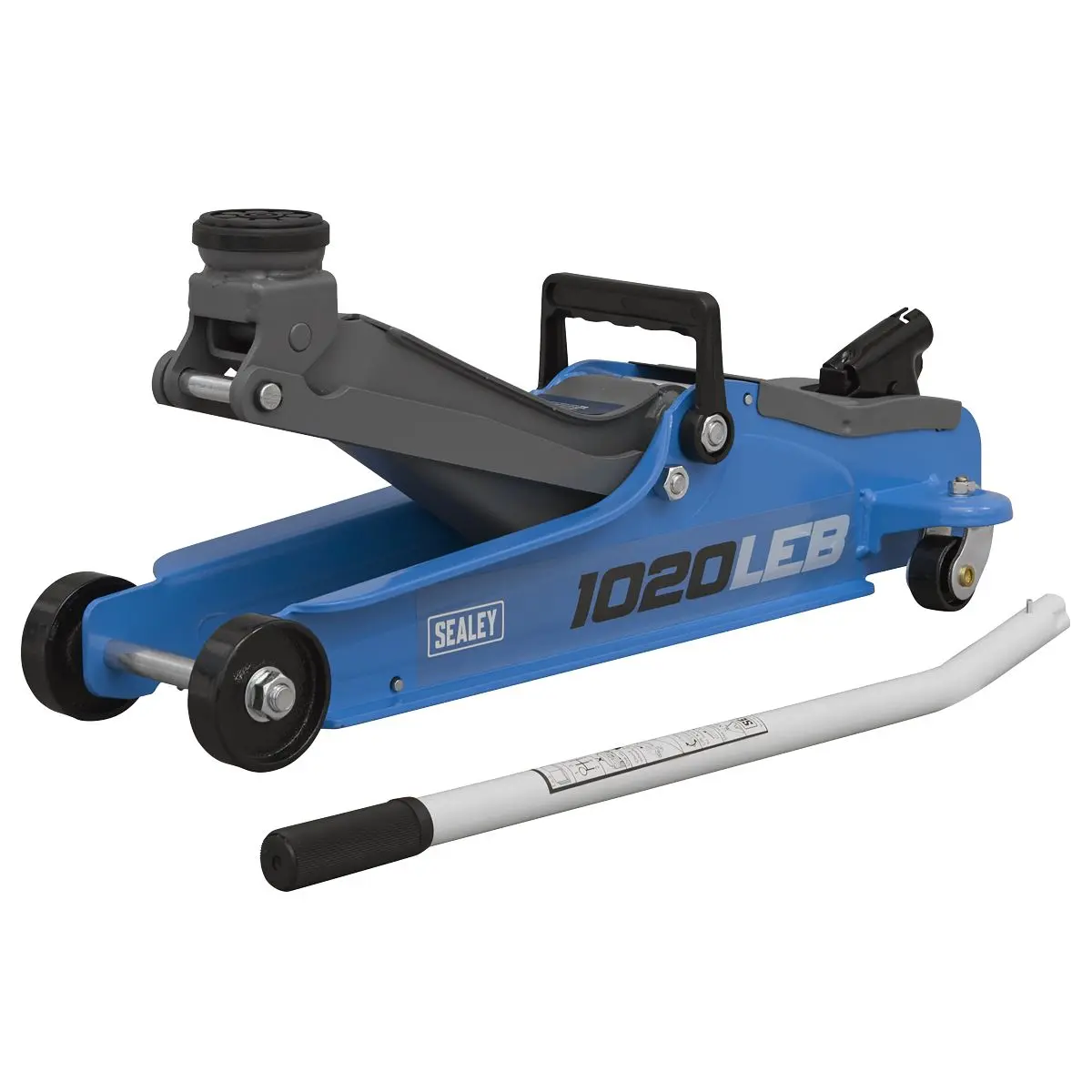 Sealey Low Profile Short Chassis Trolley Jack 2 Tonne - Blue - Image 2