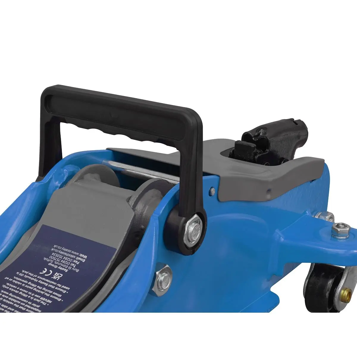 Sealey Low Profile Short Chassis Trolley Jack 2 Tonne - Blue - Image 5