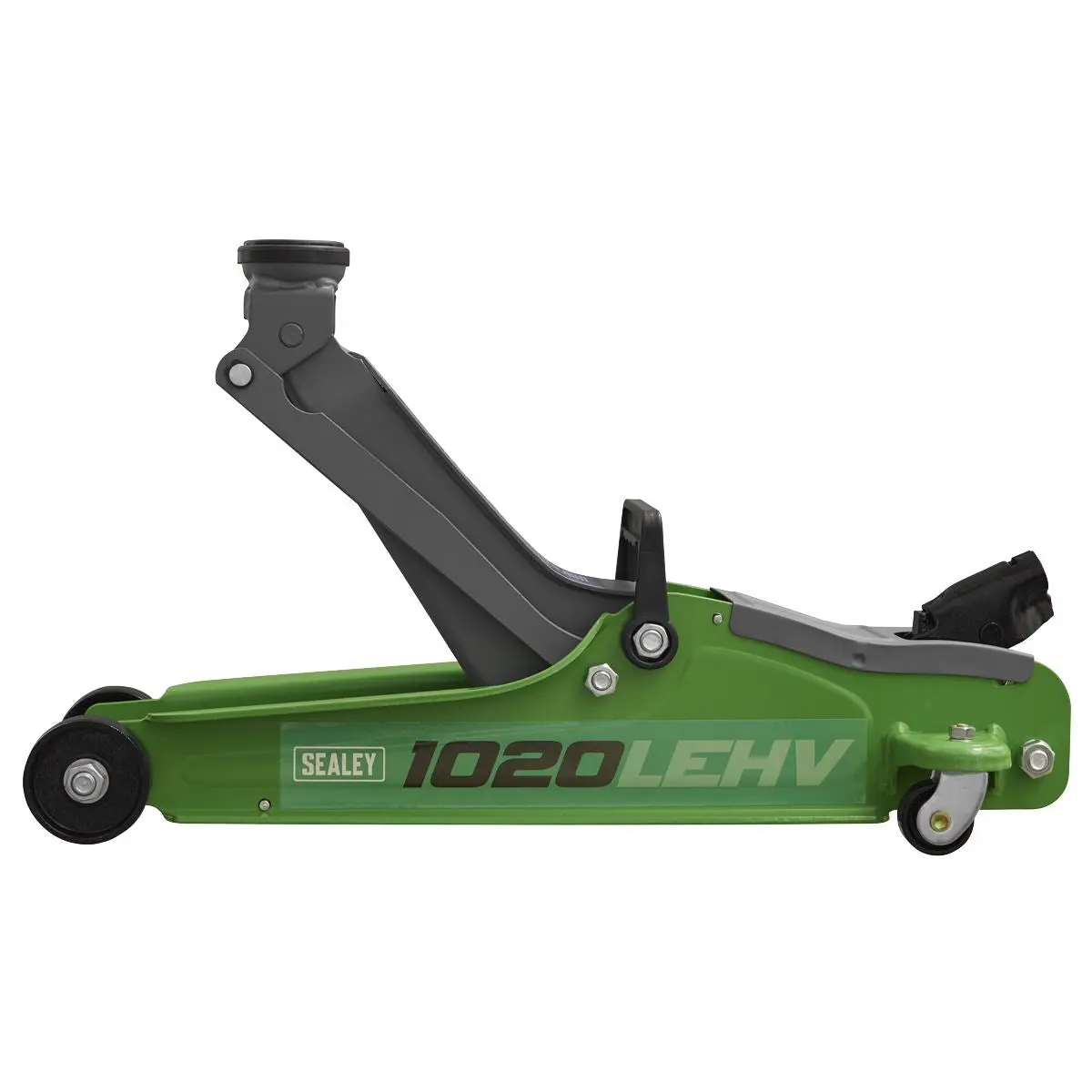 Sealey Trolley Jack 2tonne Low Entry Short Chassis - Hi-Vis Green - Image 12