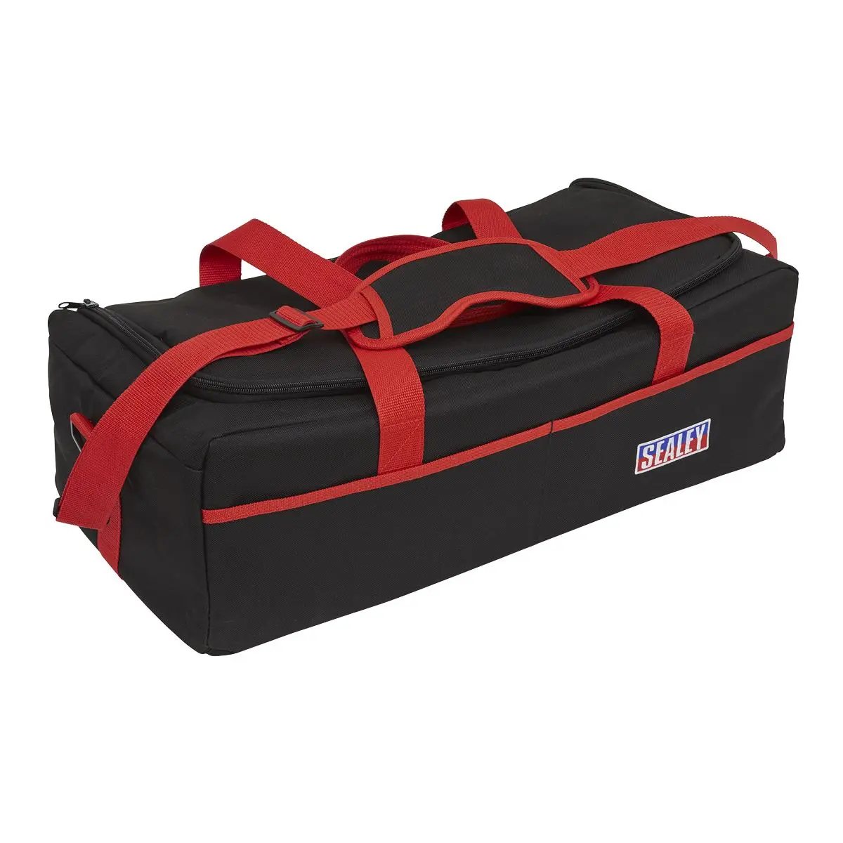 Sealey Low Entry Short Chassis Trolley Jack & Accessories Bag Combo, 2 Tonne - Green - Image 3