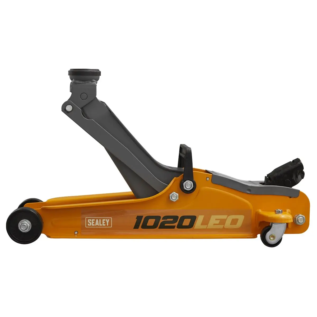 Sealey Low Profile Short Chassis Trolley Jack 2 Tonne - Orange - Image 4