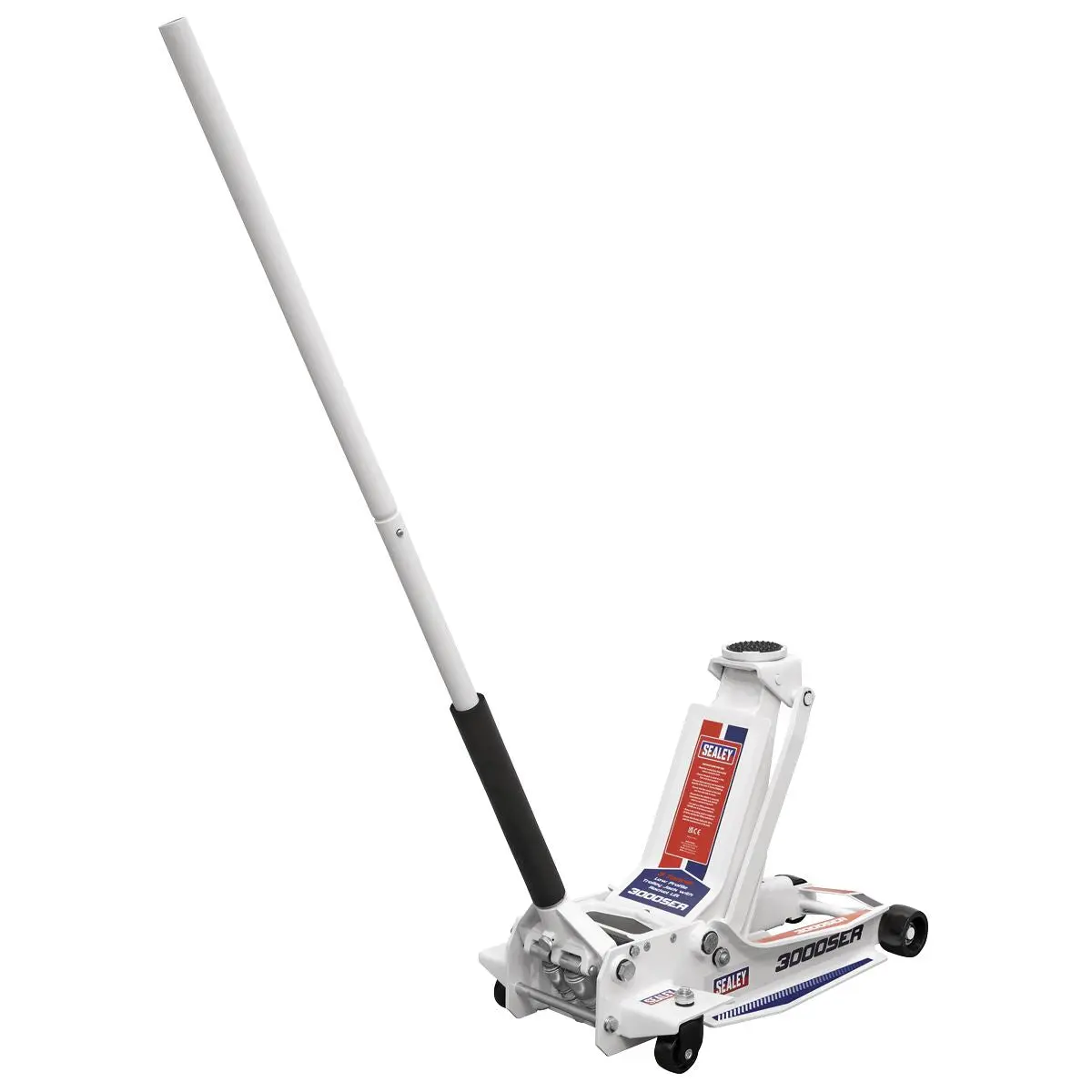 Sealey Low Profile Long Reach Trolley Jack with Rocket Lift 3 Tonne - Image 5