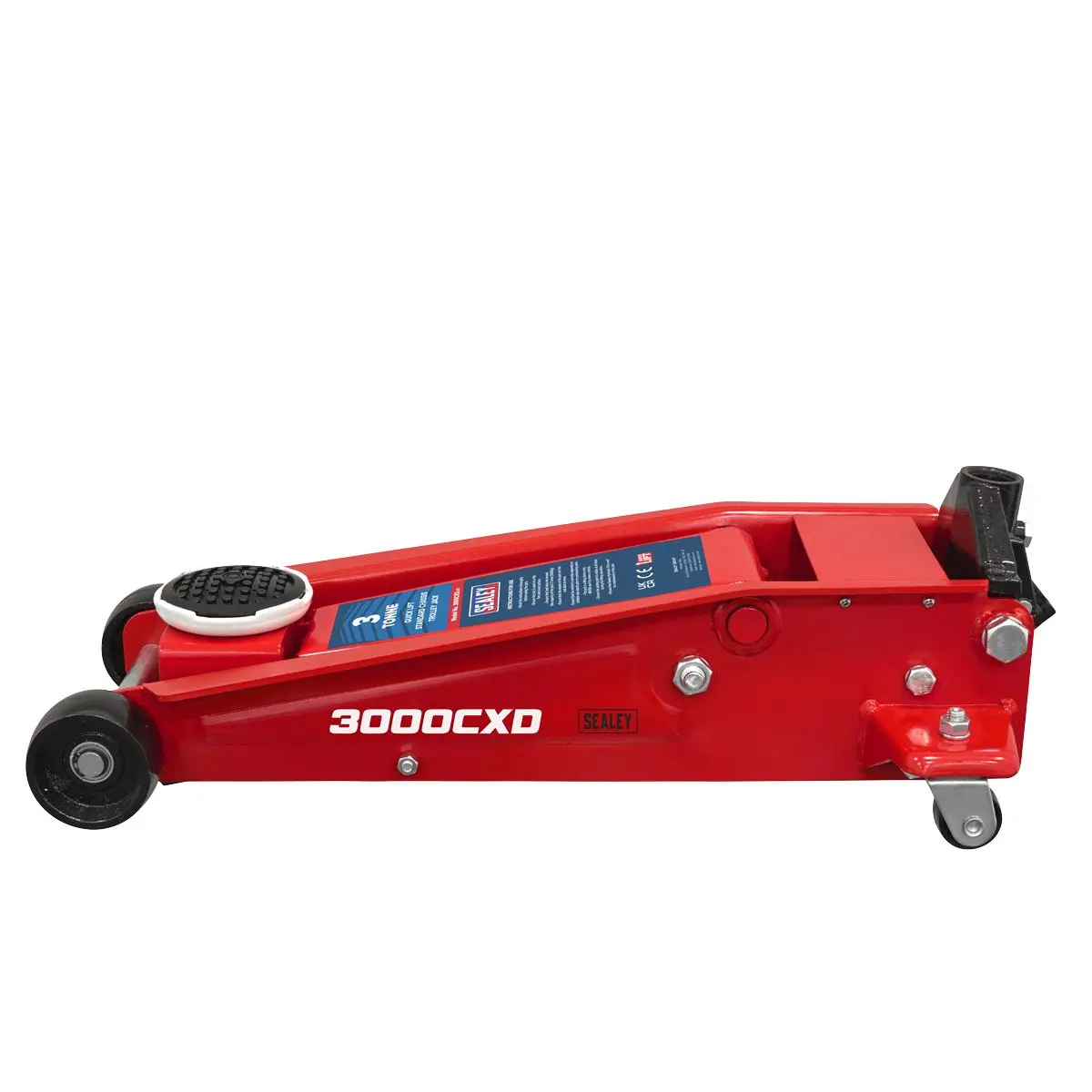 Sealey Standard Chassis Trolley Jack 3 Tonne - Image 3