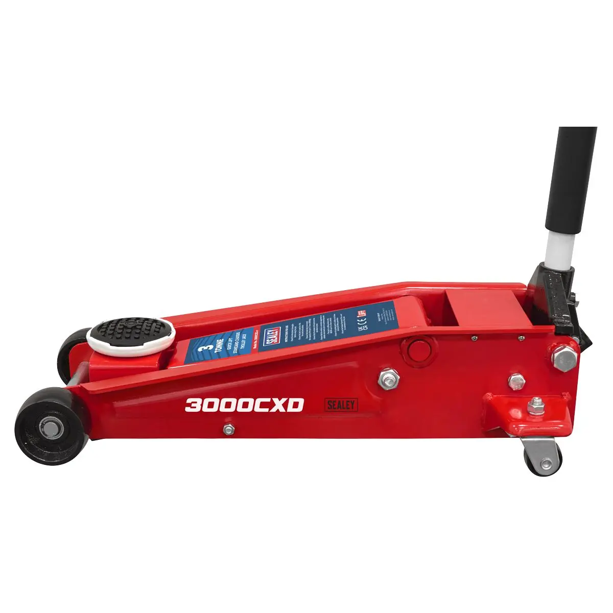 Sealey Standard Chassis Trolley Jack 3 Tonne - Image 4