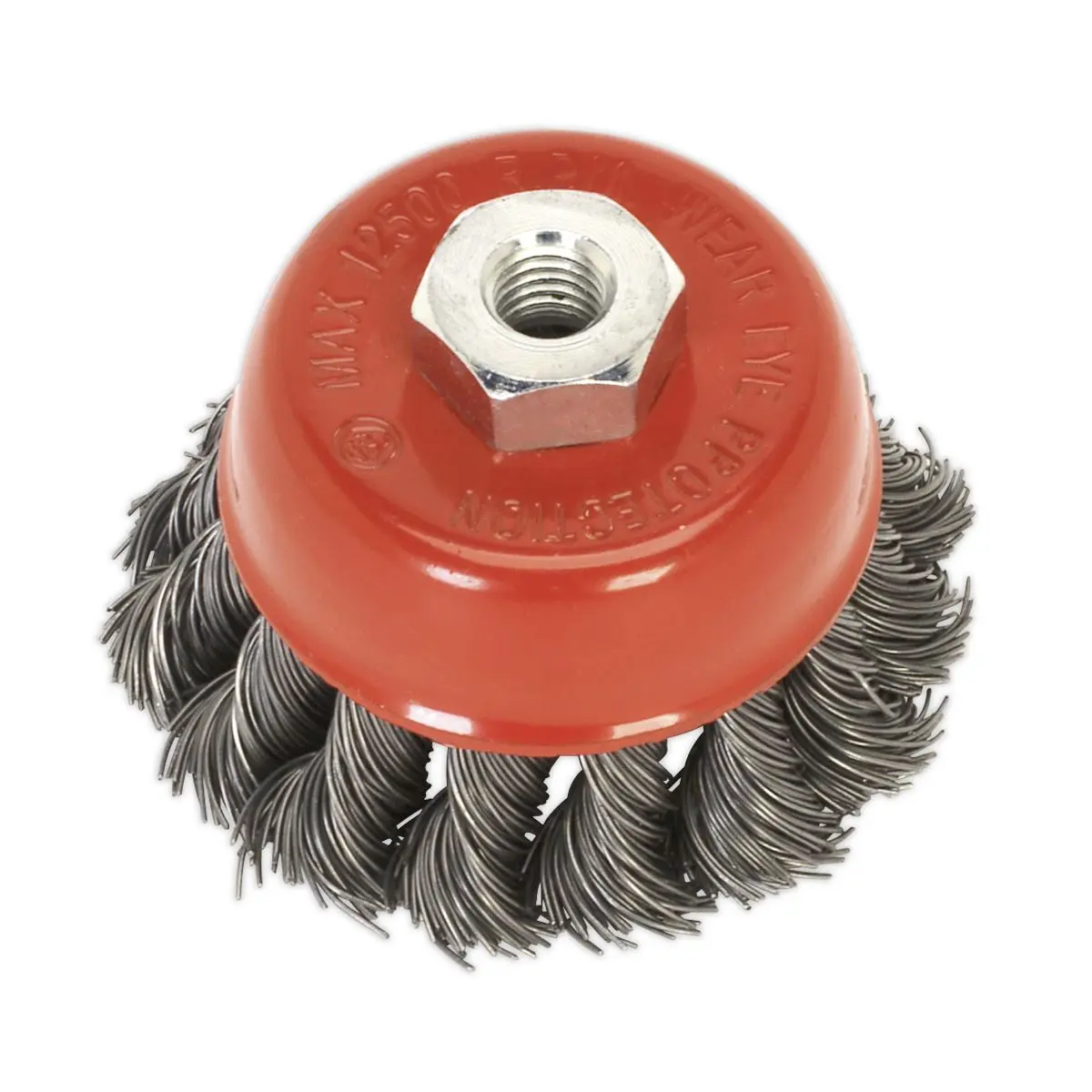 Sealey Twist Knot Wire Cup Brush Ø65mm M14 x 2mm