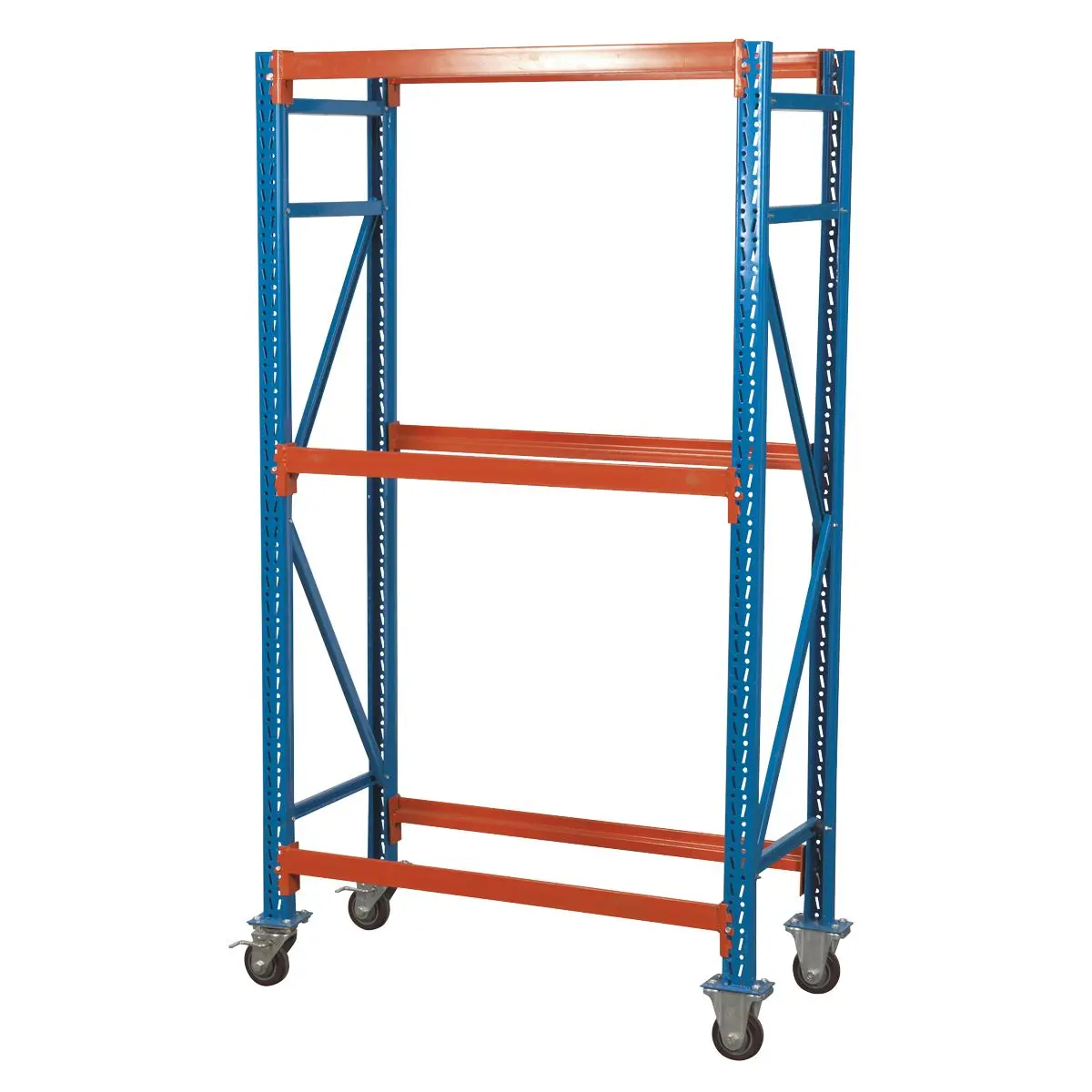 Sealey 2-Level Mobile Tyre Rack 200kg Capacity Per Level - Image 3