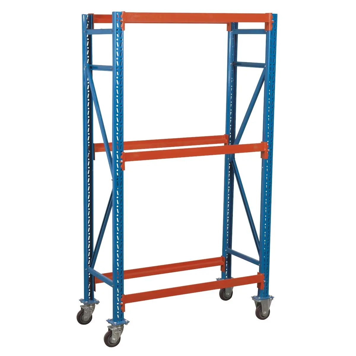 Sealey 2-Level Mobile Tyre Rack 200kg Capacity Per Level - Image 4