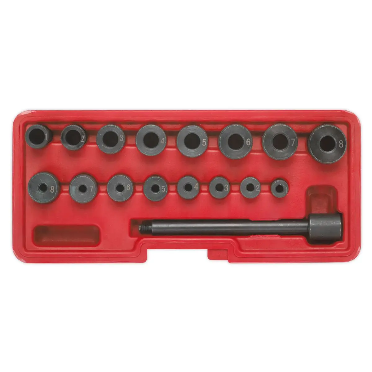 Sealey Universal Clutch Aligning Tool Set 17pc - Image 6