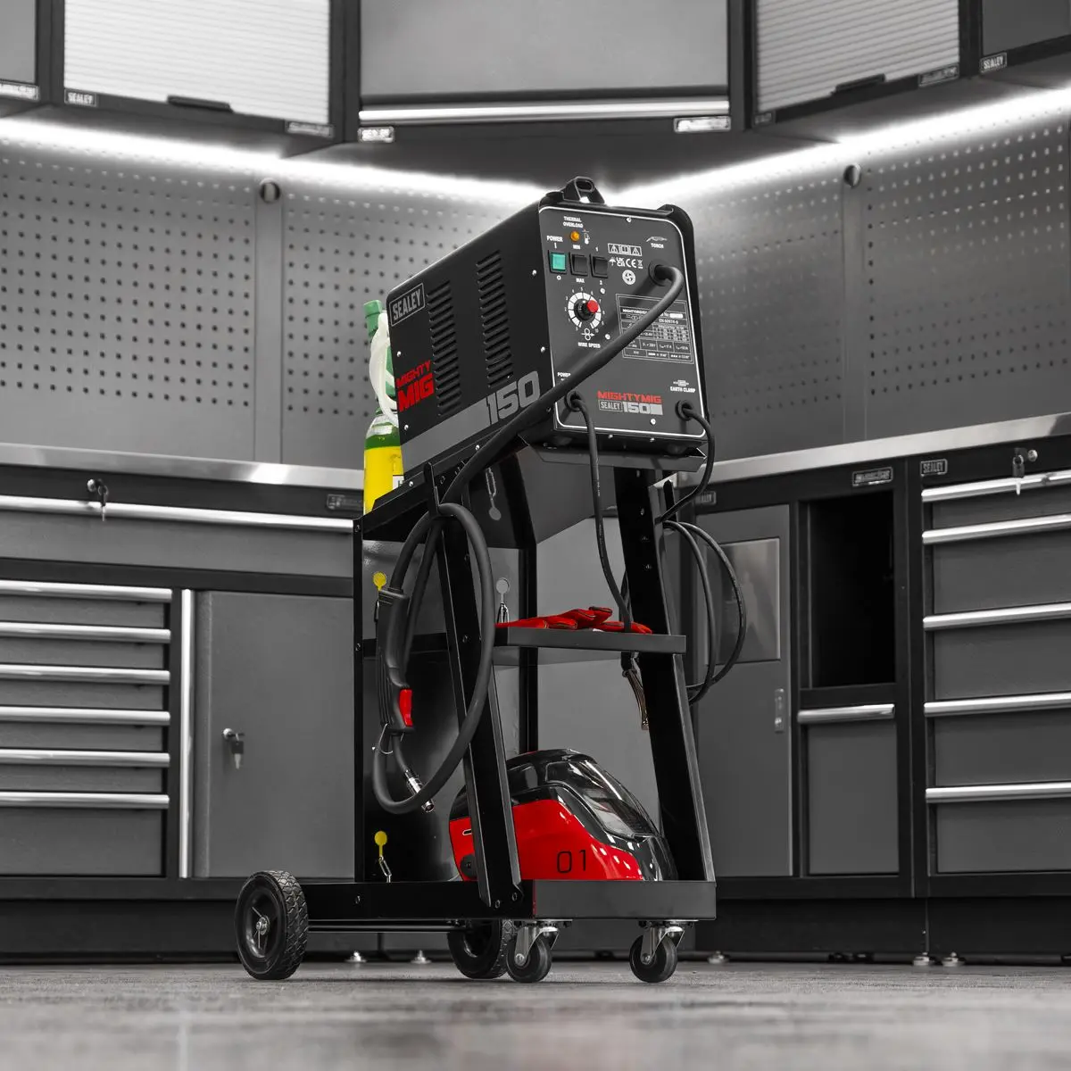 Sealey Universal Trolley for Portable MIG Welders - Image 5