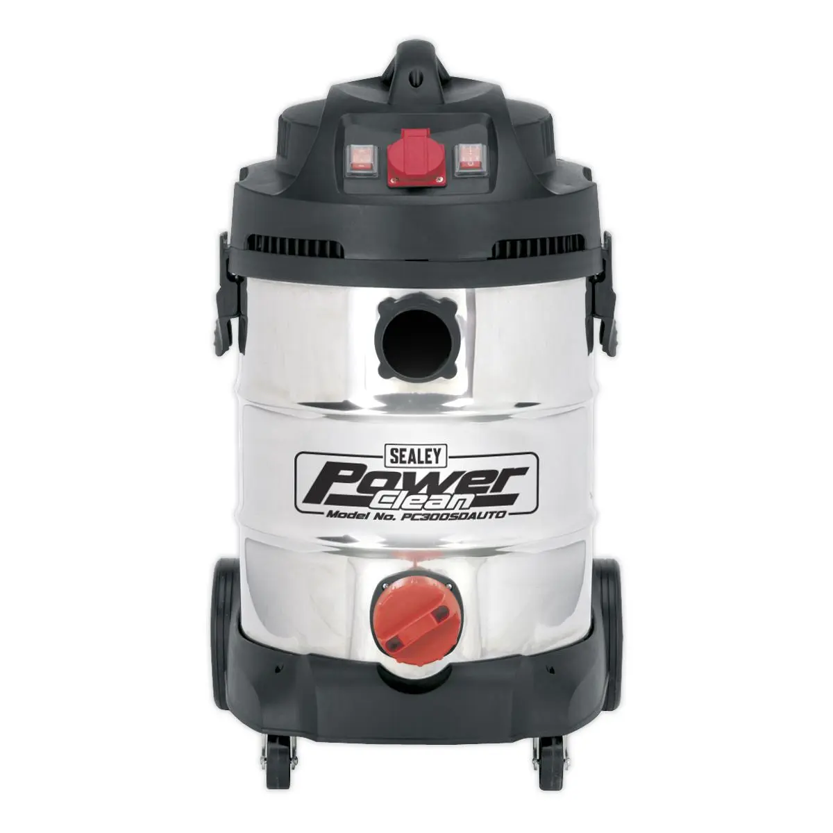 Sealey Vacuum Cleaner Industrial 30L 1400W/230V Stainless Drum Auto Start - Image 3